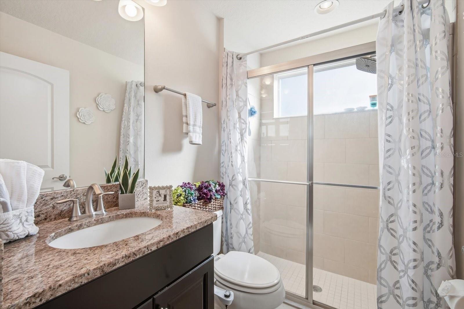 Guest Bathroom Downstairs off of front entrance/foyer/office