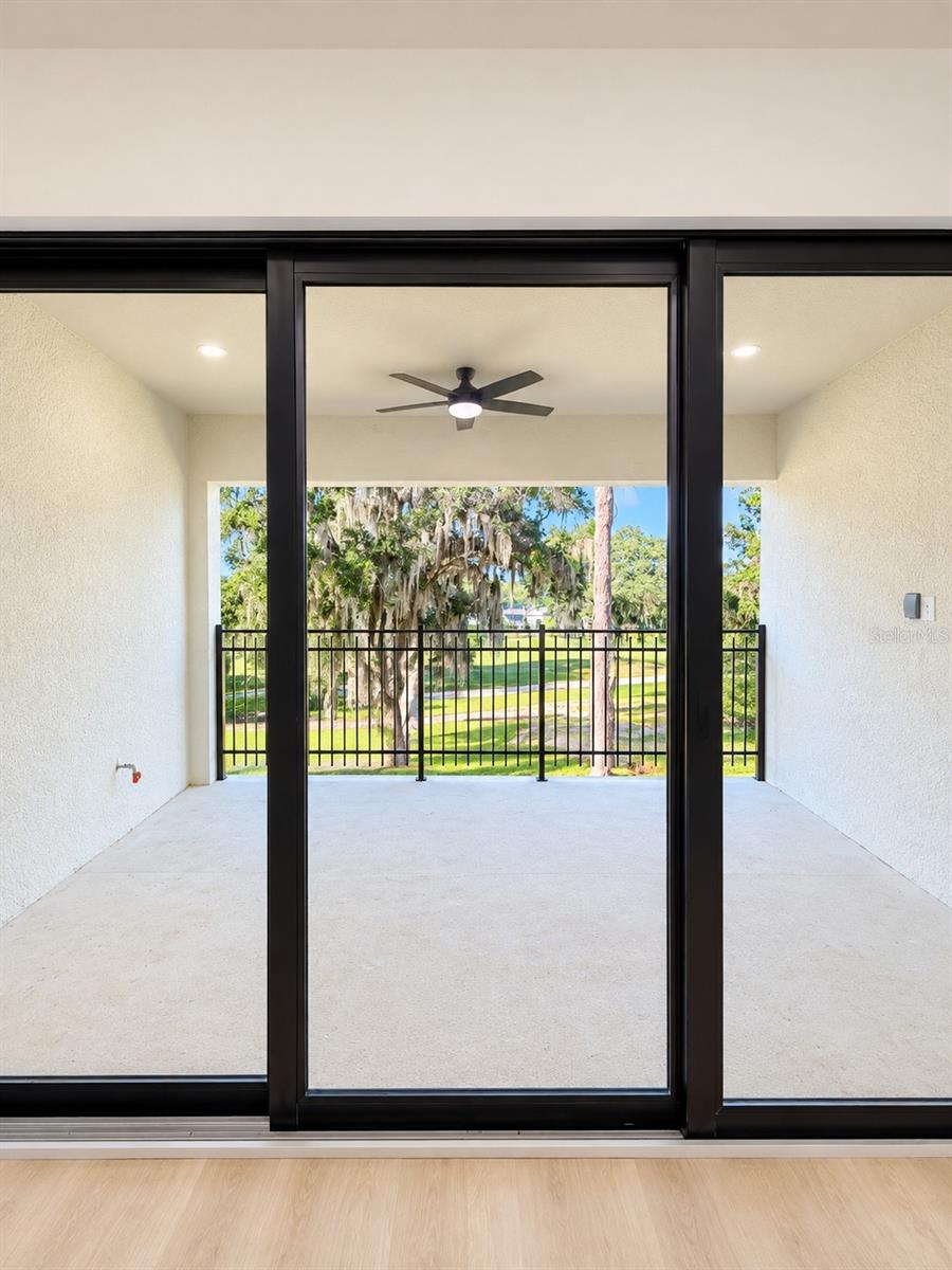 Sliding Door to Back Porch