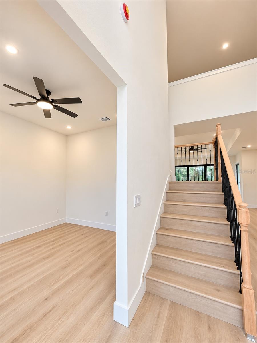 Den to Stairs Den to Stairs