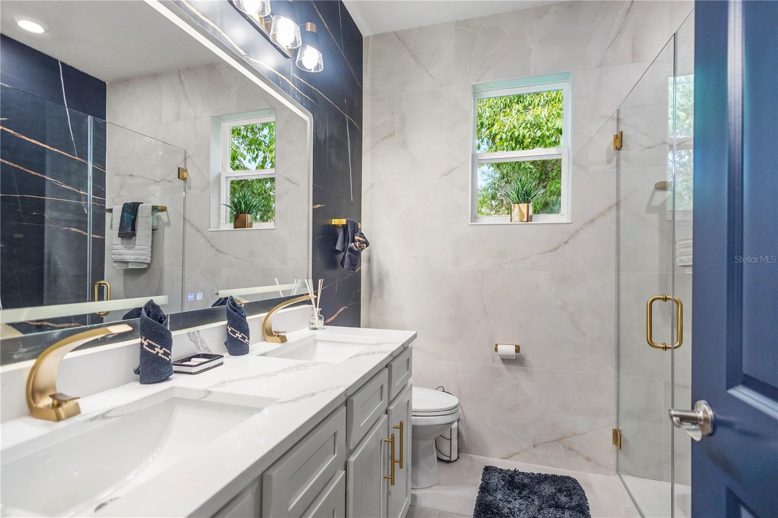 Secondary bathroom