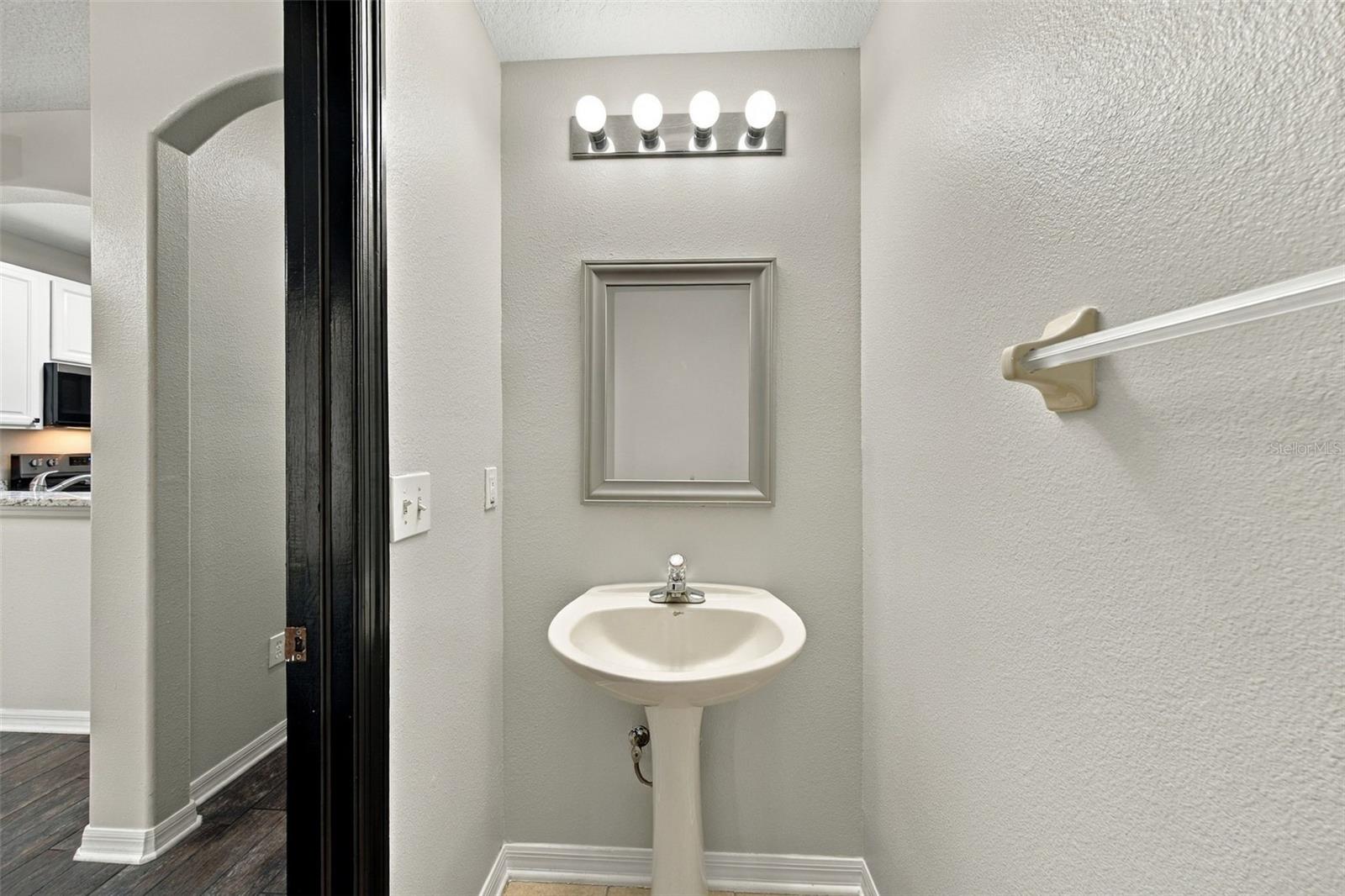 1/2 bath-first floor