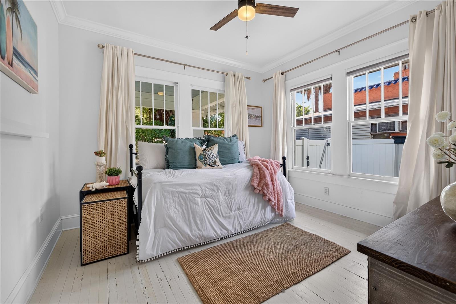Bedroom at the front of the house