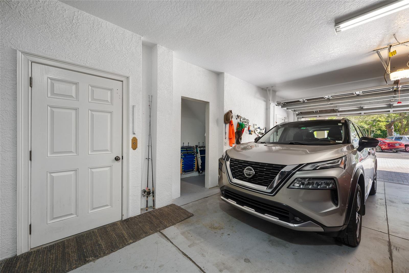 Oversized 2 car garage / elevator door