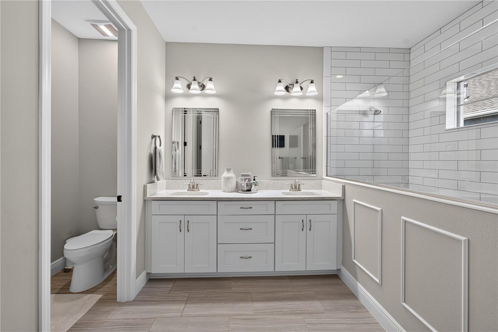 Primary Bathroom with Super Shower