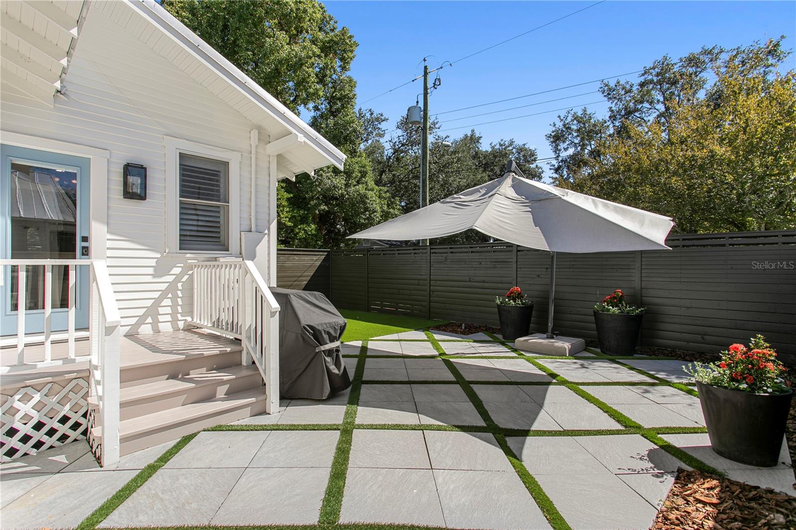 Patio Space in the Backyard