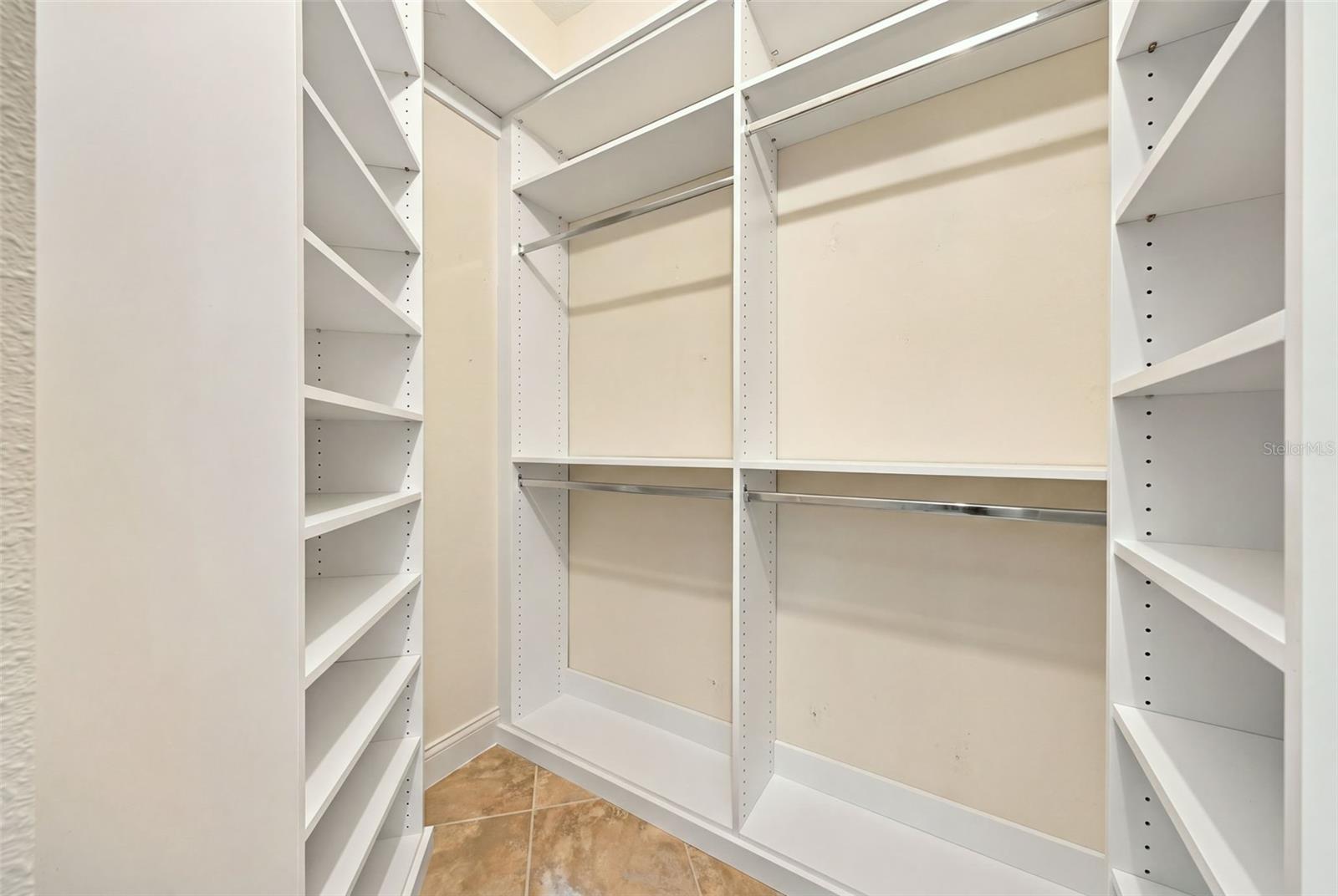 Custom Closets in all 3 bedrooms