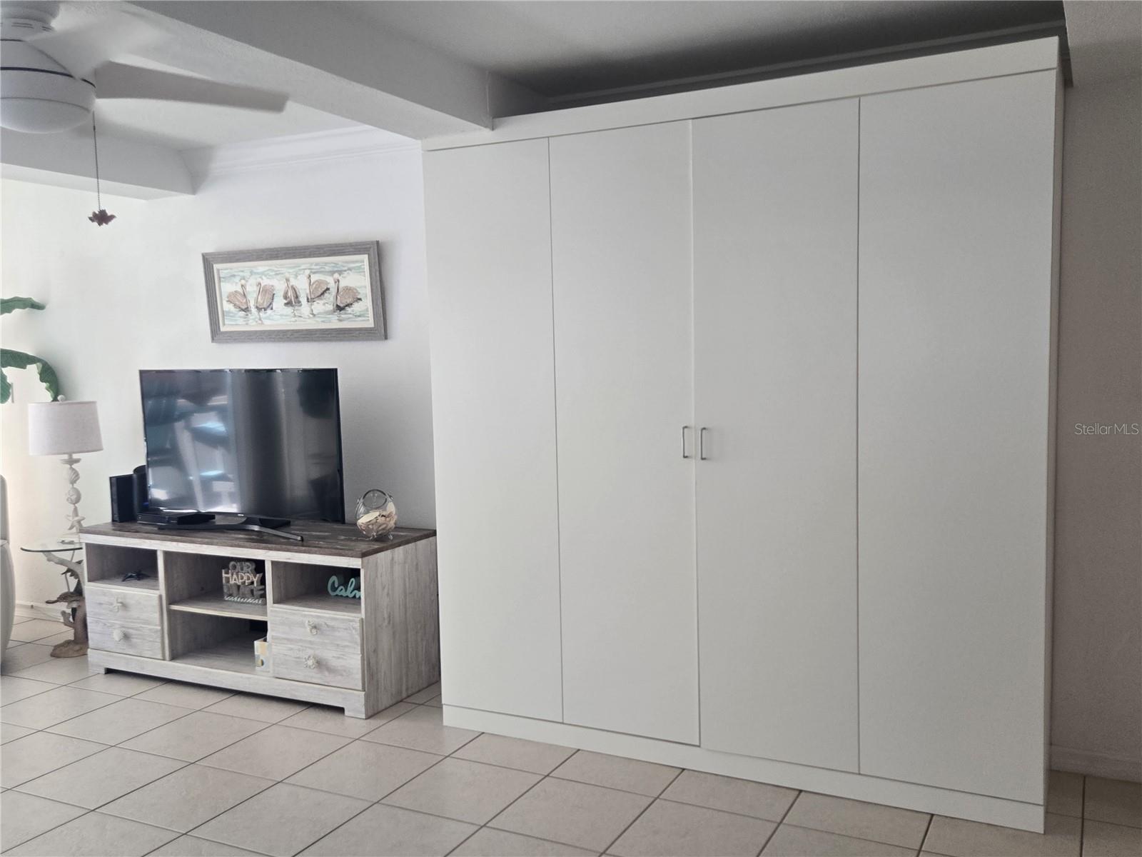 Murphy bed closed up