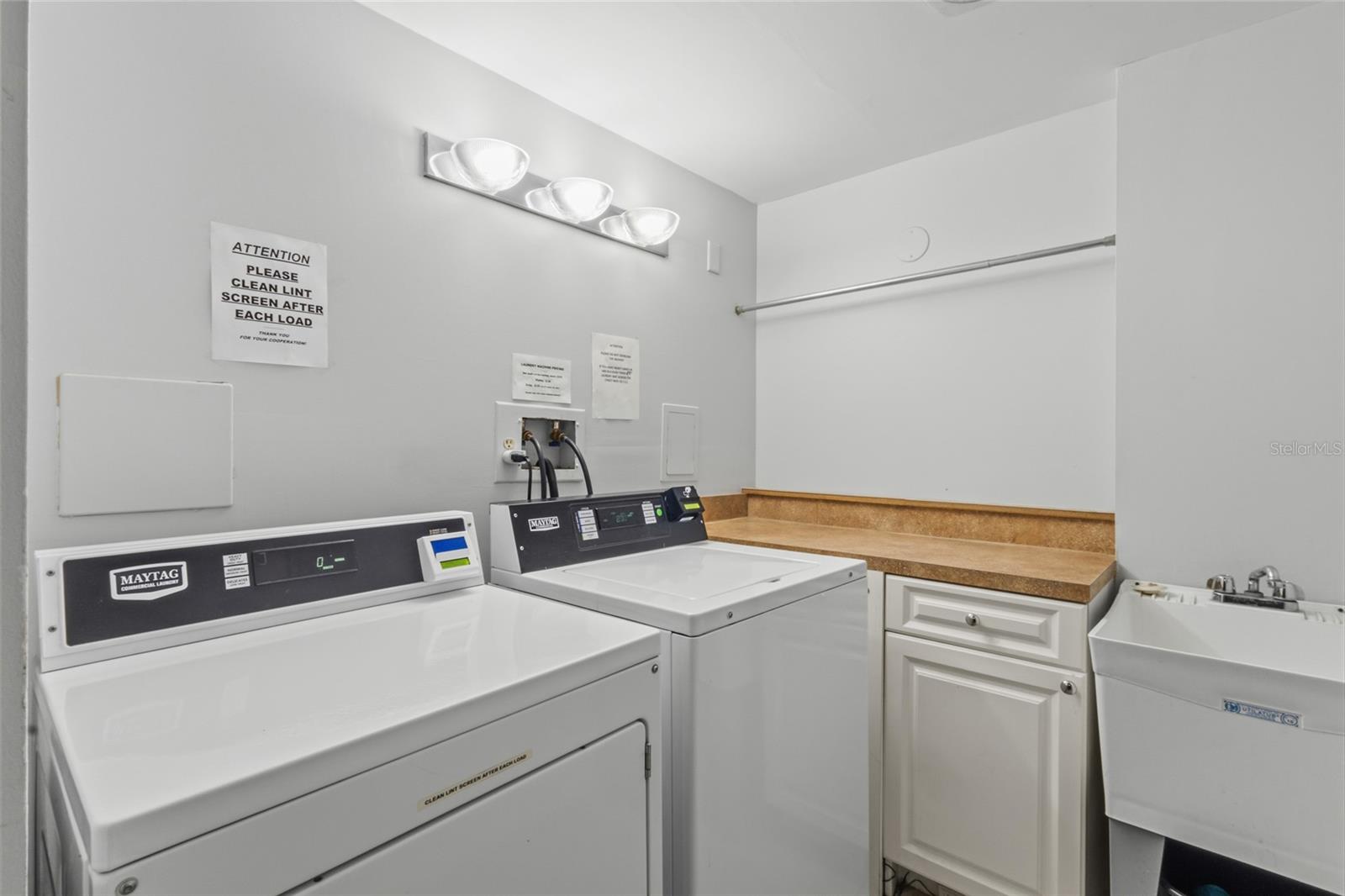 Laundry room on every floor