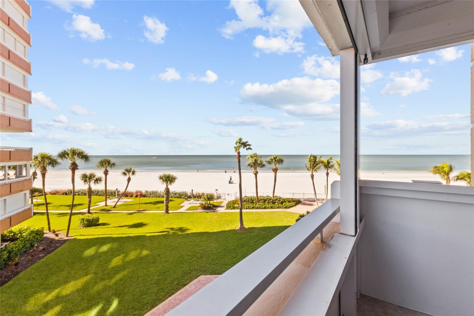 from your balcony view of the Beach
