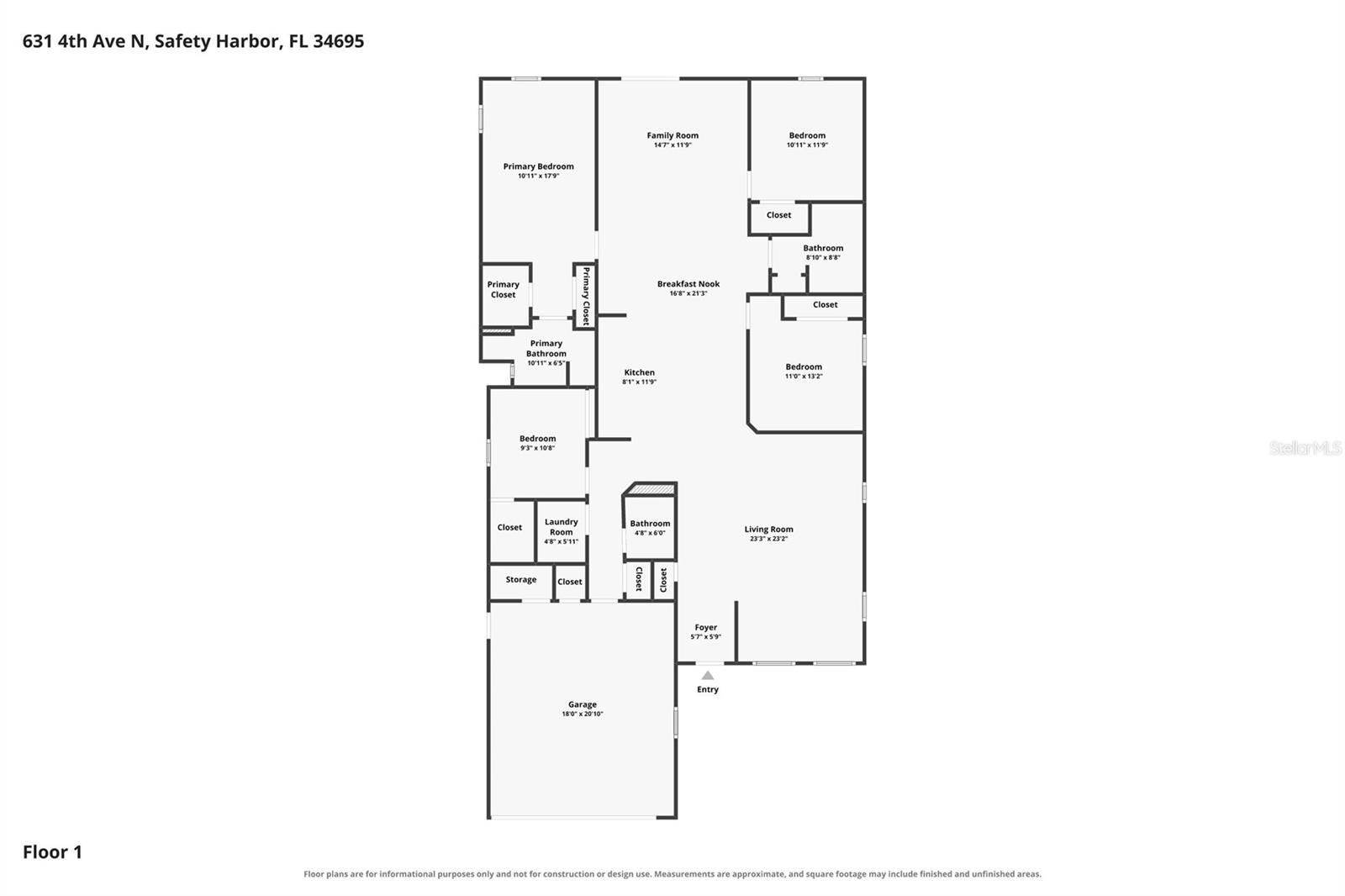 631 4TH AVENUE N, Safety Harbor, FL 34695