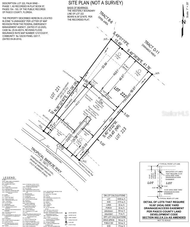13662 Tropical Breeze Way Preliminary Plot Plan