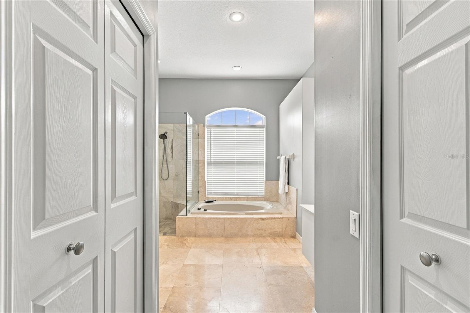 Primary bathroom & closets