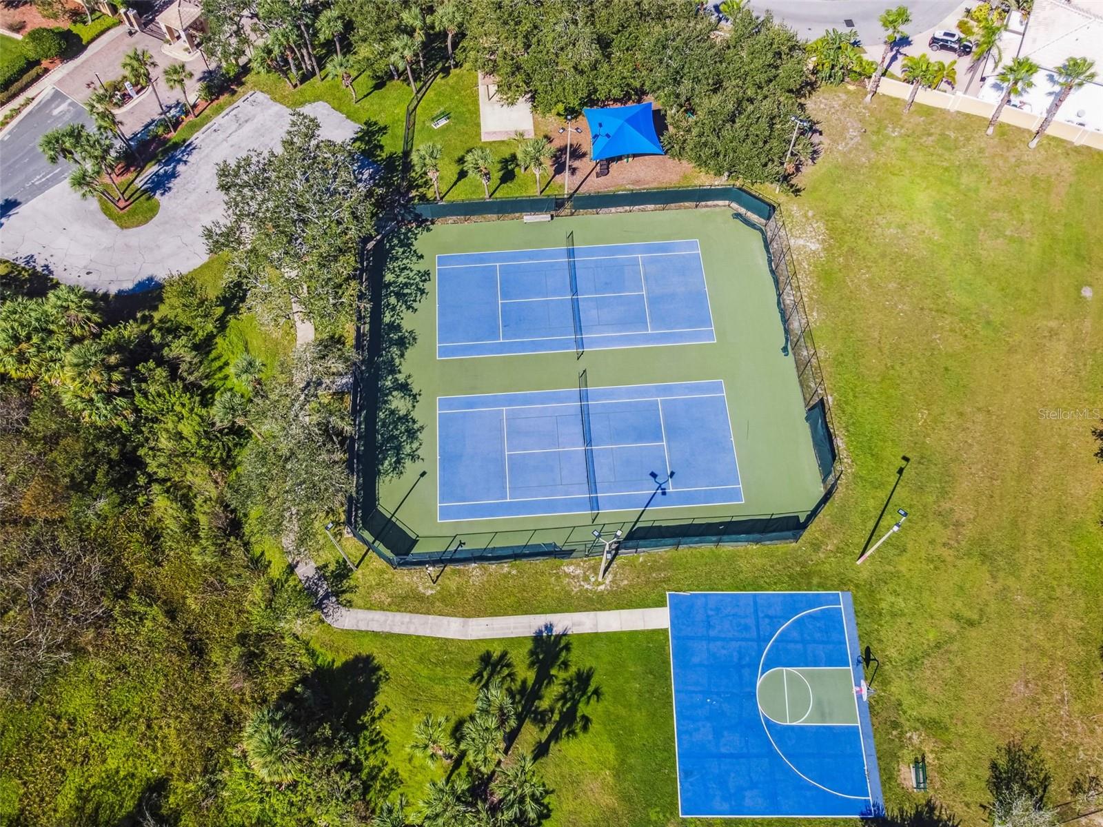 Tennis courts