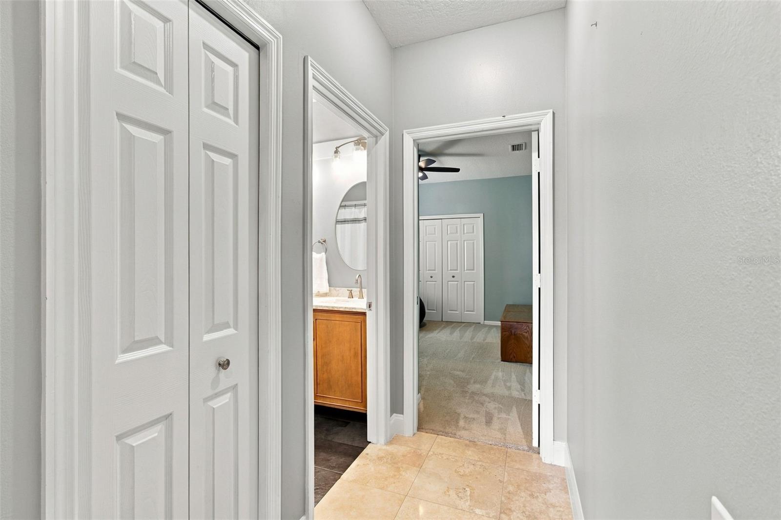 hallway to guest bath and bedroom 4