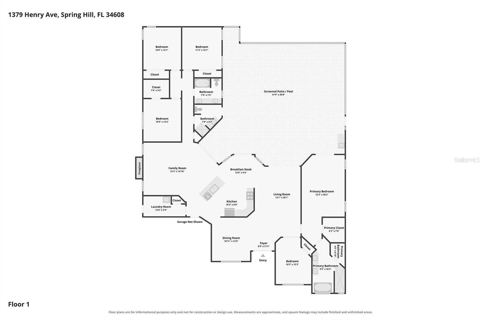 1379 HENRY AVENUE, Spring Hill, FL 34608