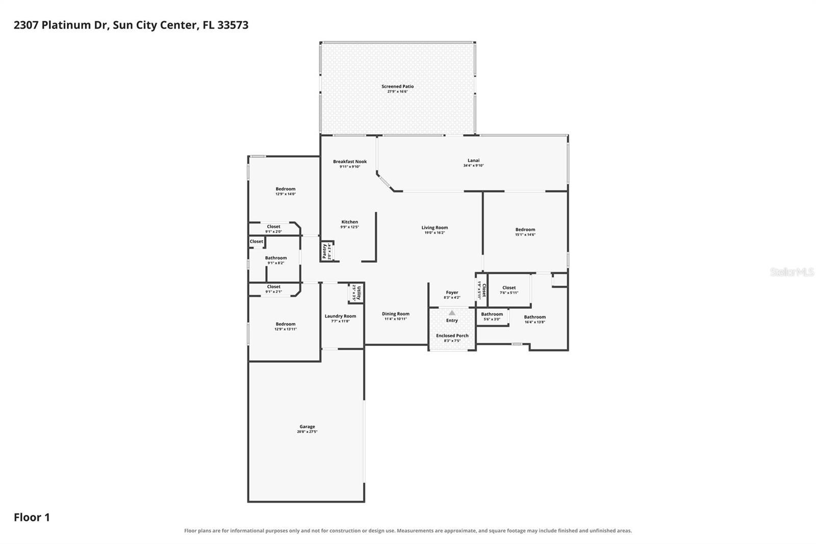 2307 PLATINUM DRIVE, Sun City Center, FL 33573