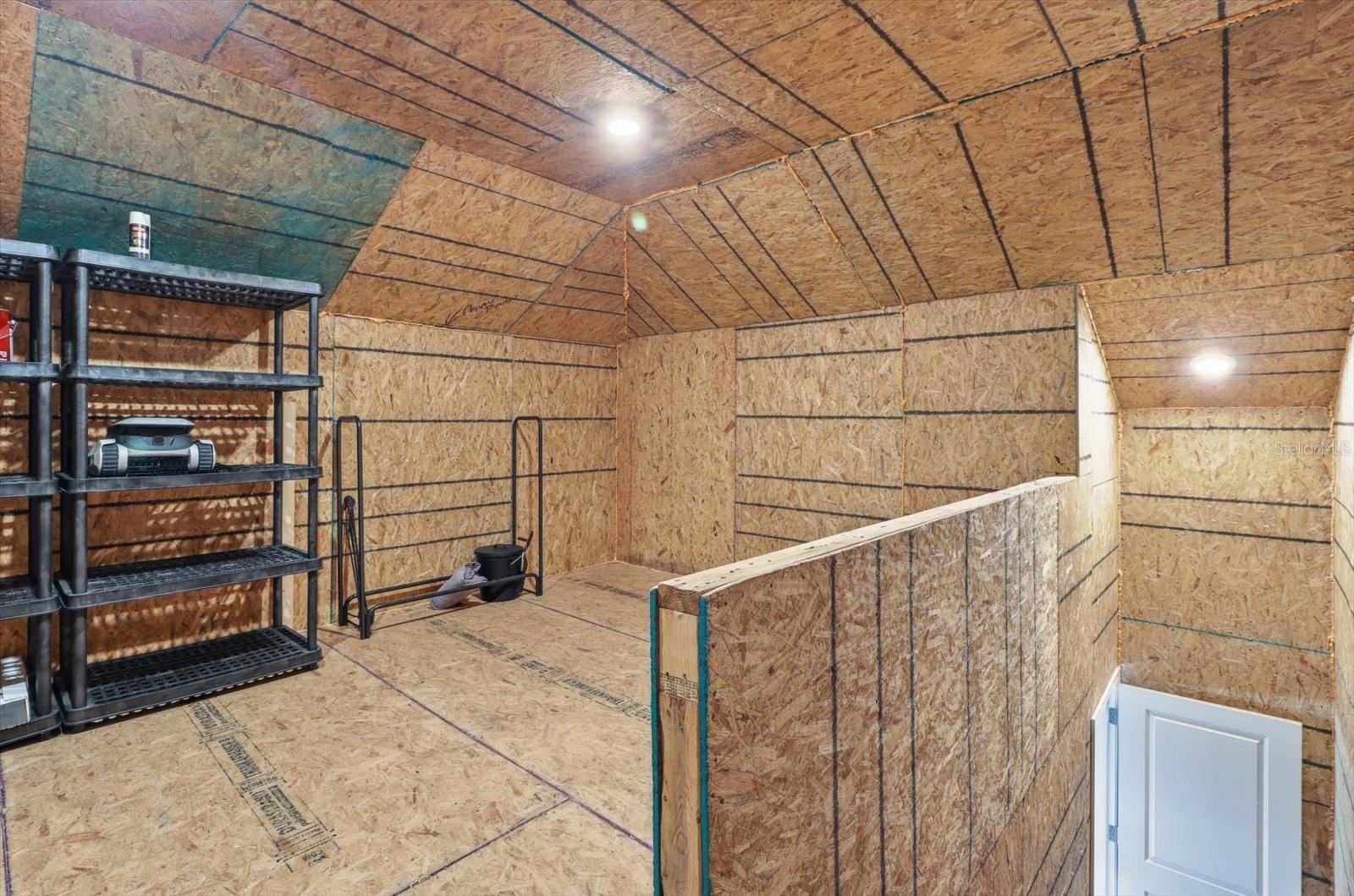 Walk-up Attic Storage Room
