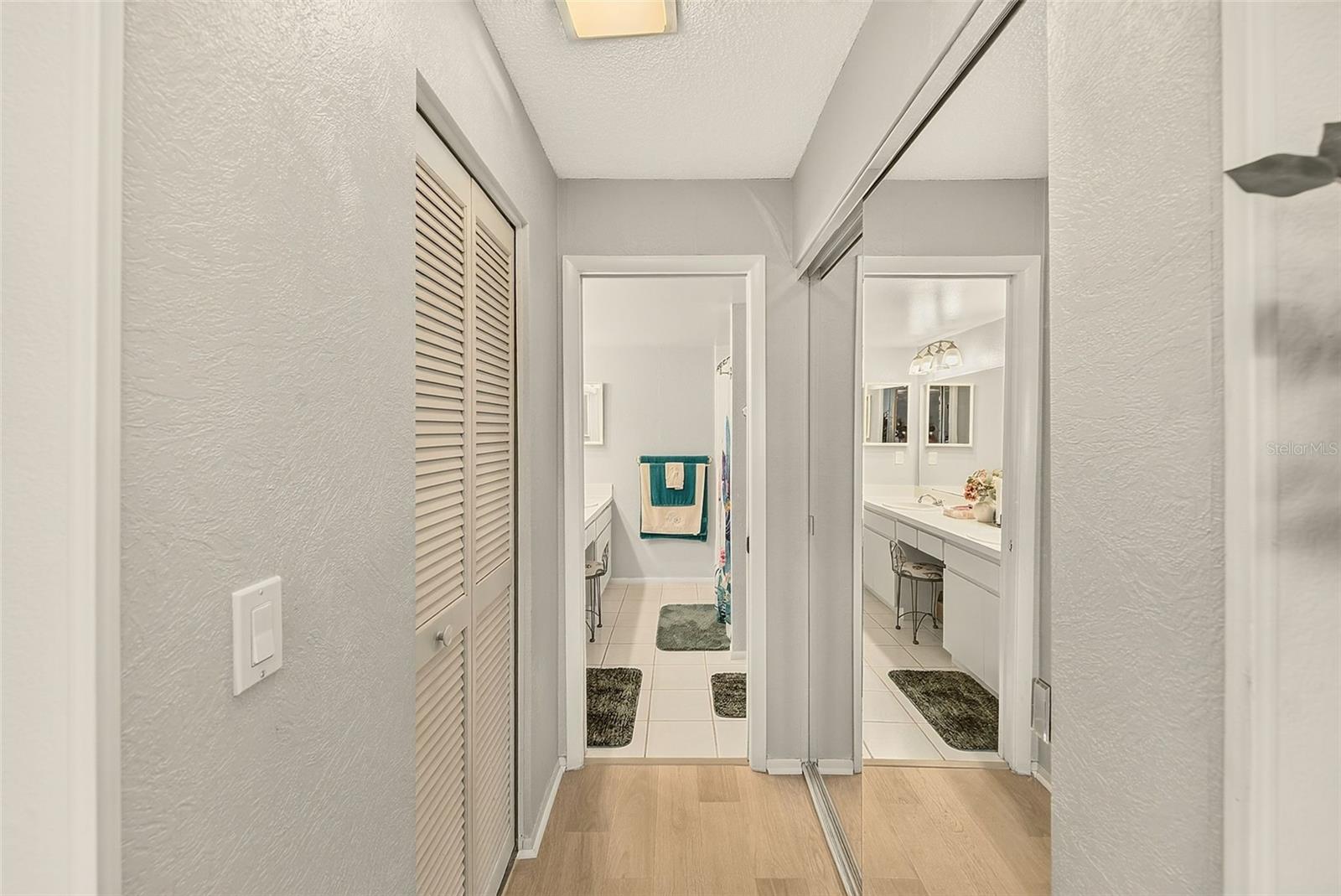 View of hallway in master bedroom