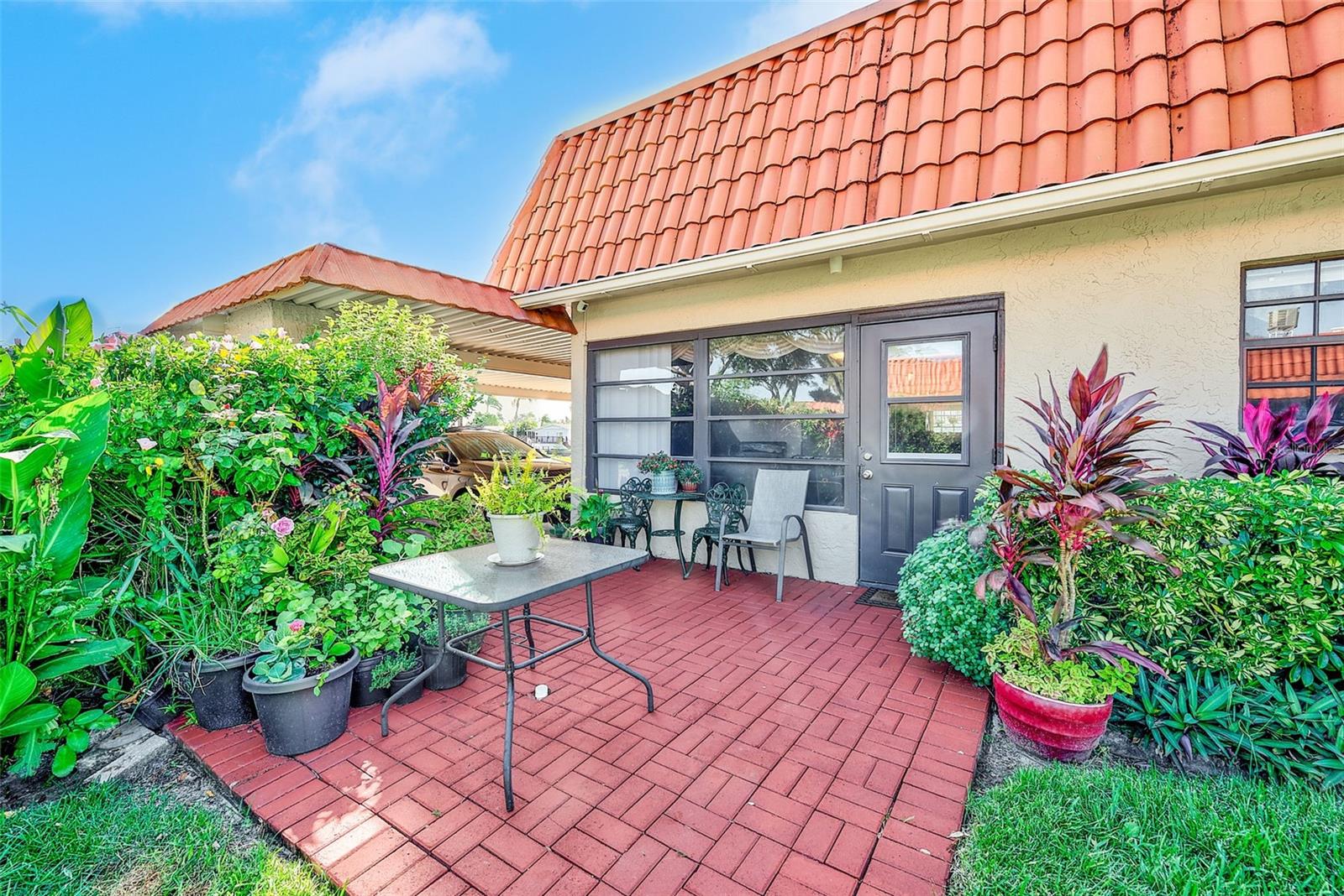 View of back porch