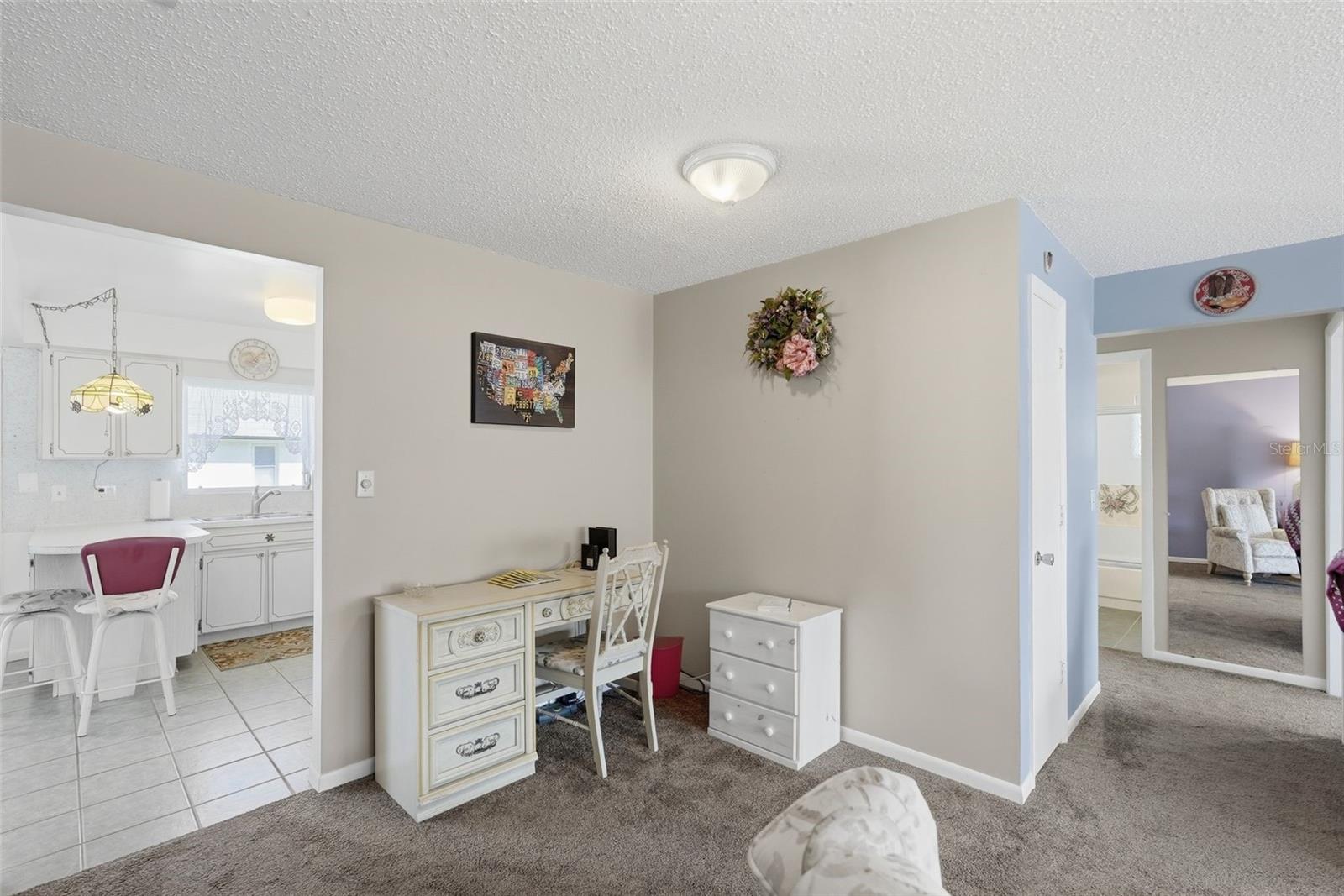 Living Room and entry ways to kitchen and bedrooms/bathrooms. Living Room and entry ways to kitchen and bedrooms/bathrooms.