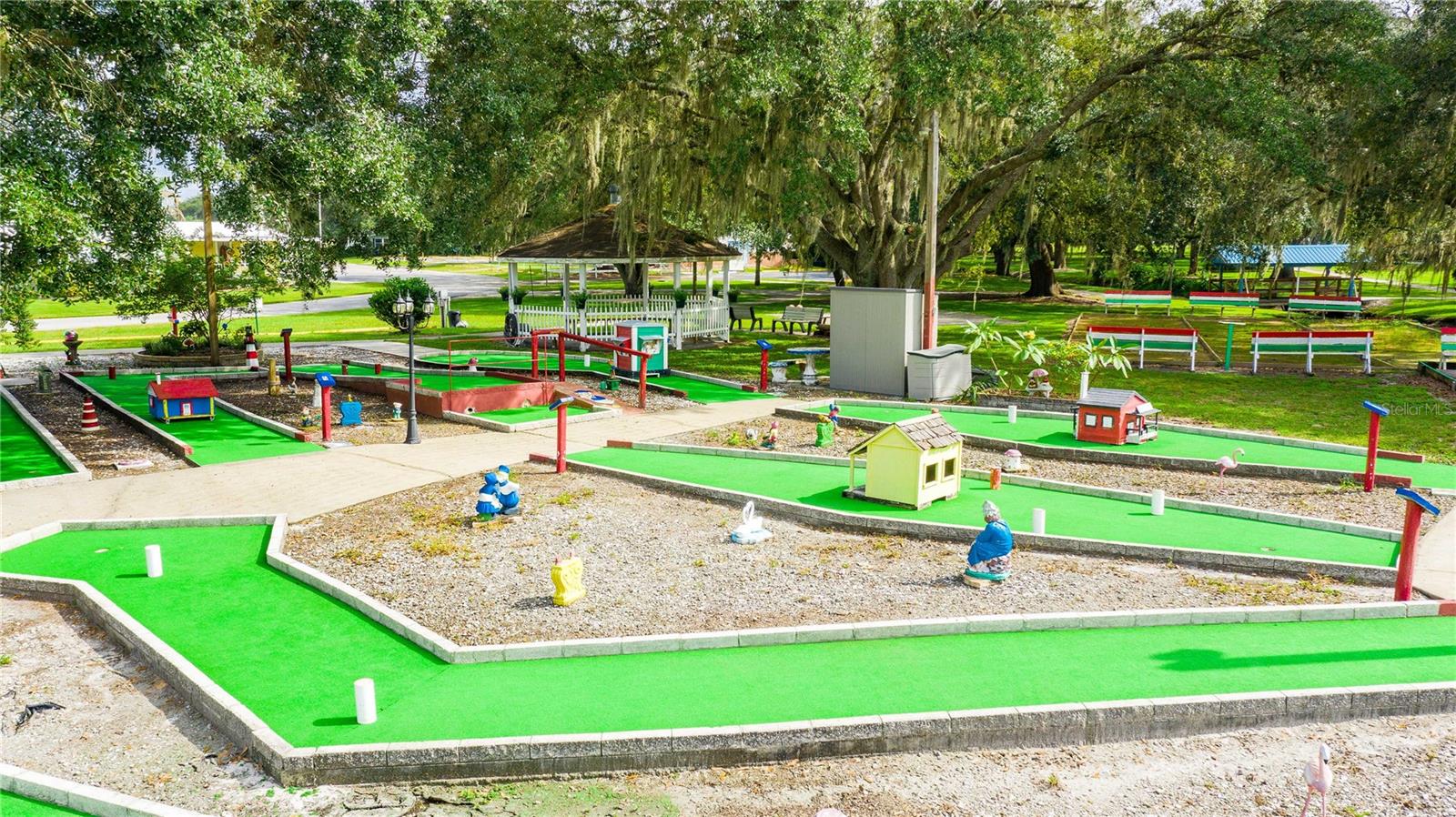 Miniature  golf area.