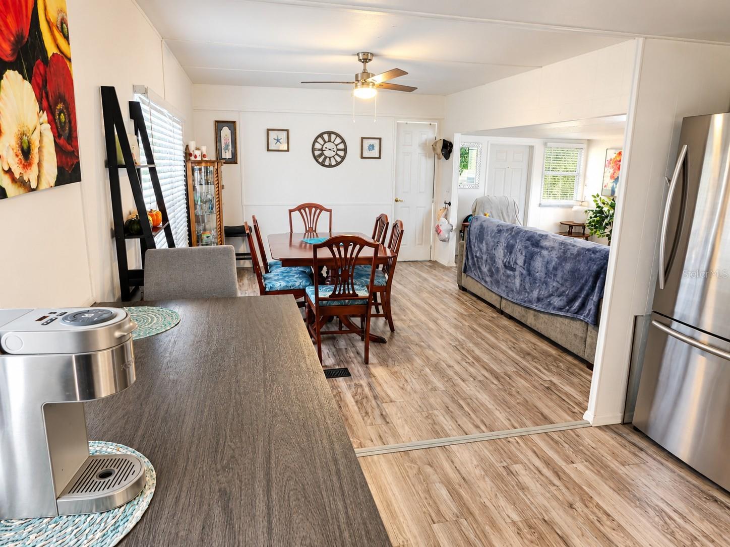 Laiminate flooring.
