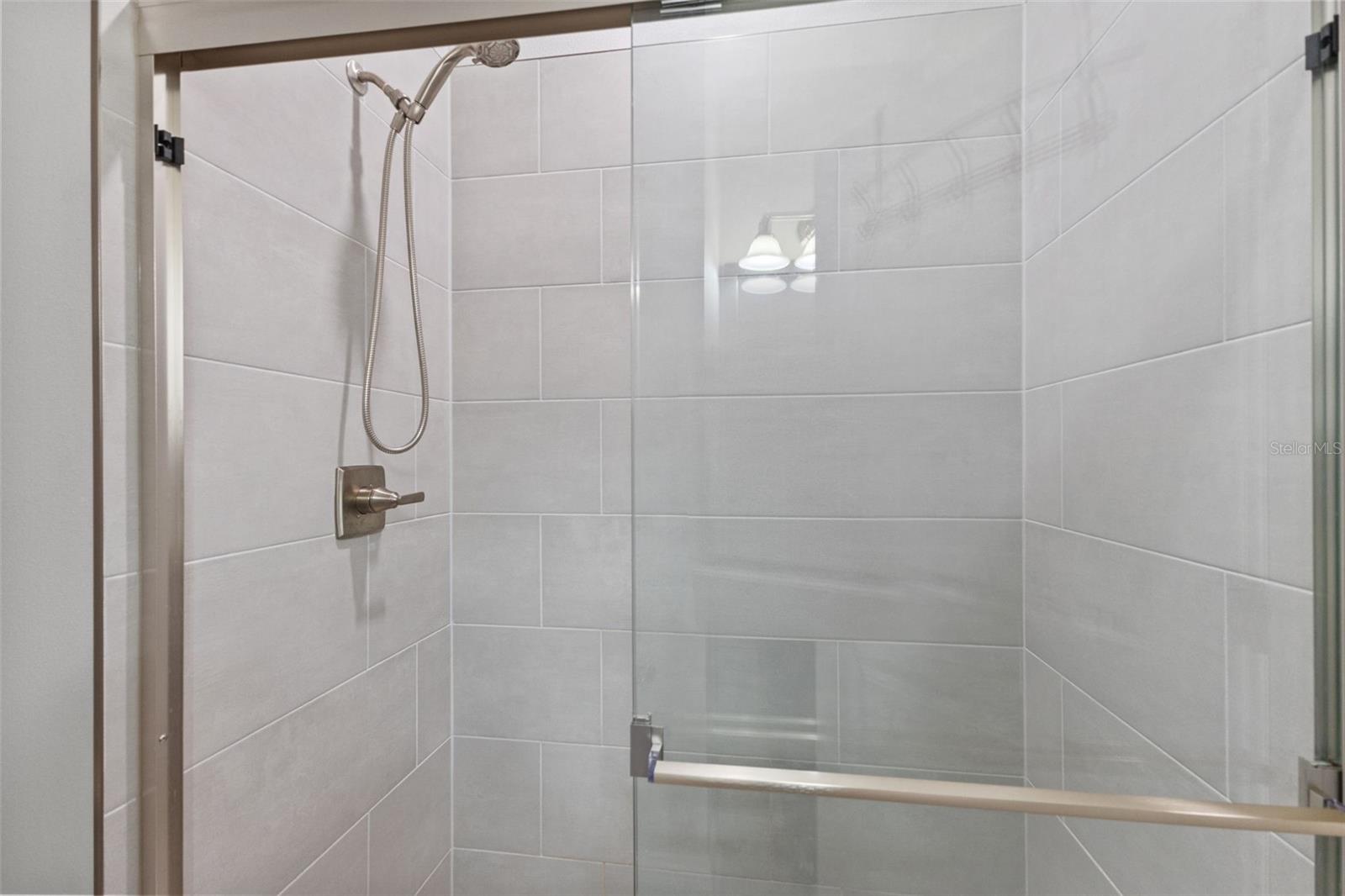 downstairs bath with walk in shower