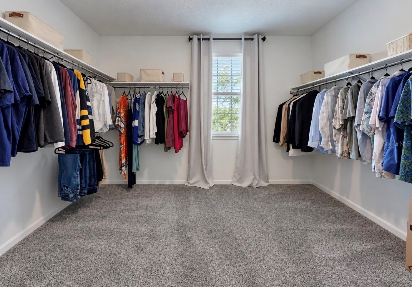 MASSIVE WALK IN CLOSET