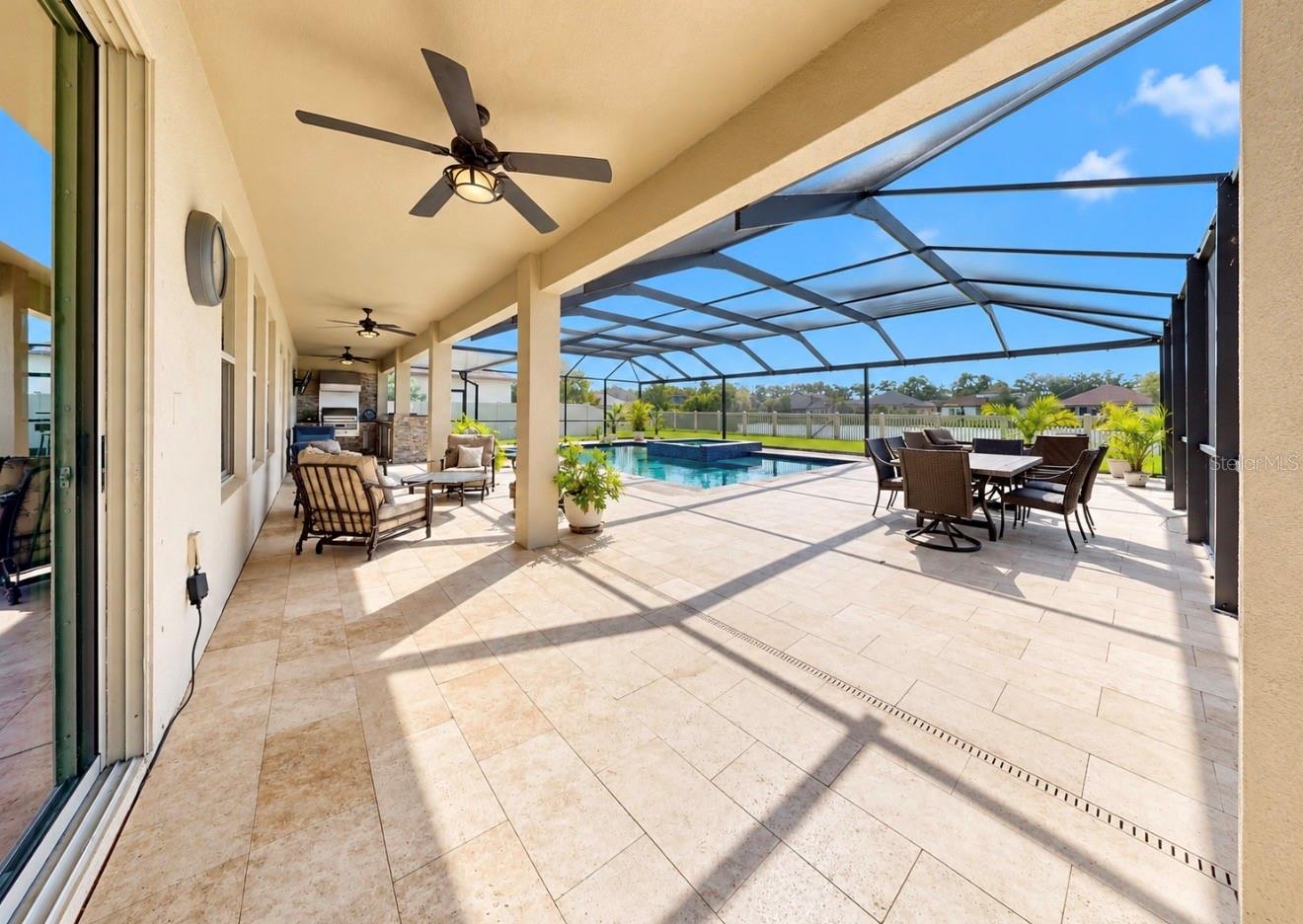 60FT LONG COVERED PATIO ENTERTAINING SPACE