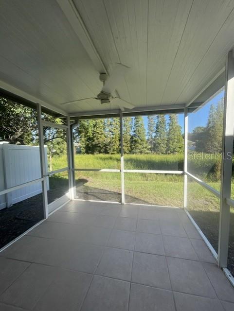 Screened in patio