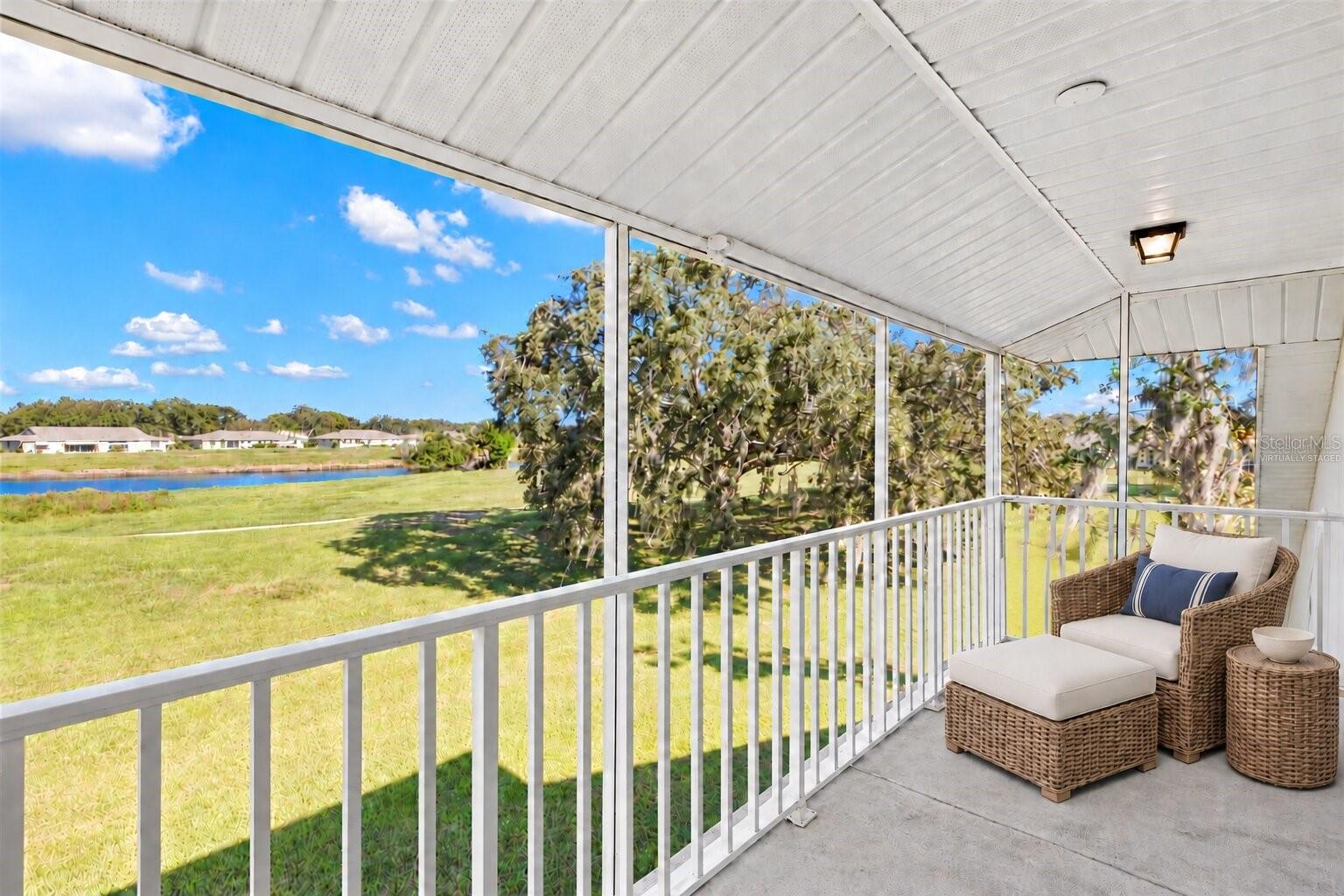Virtually Staged - Second Floor Balcony