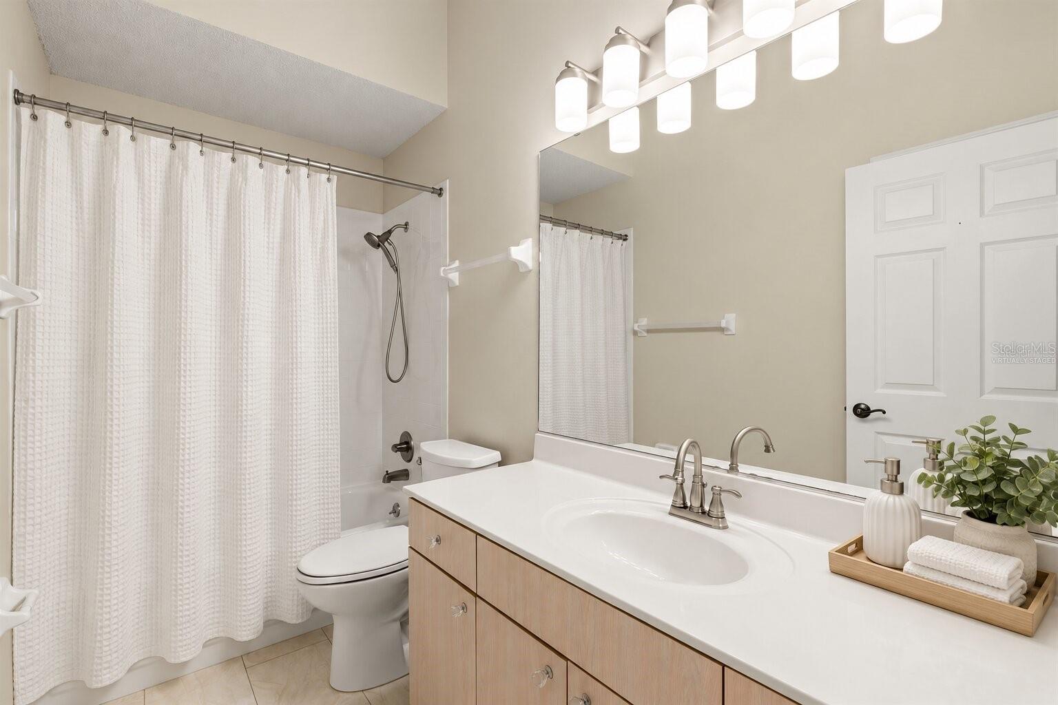 Virtually Staged - First Floor - Second Full Bathroom