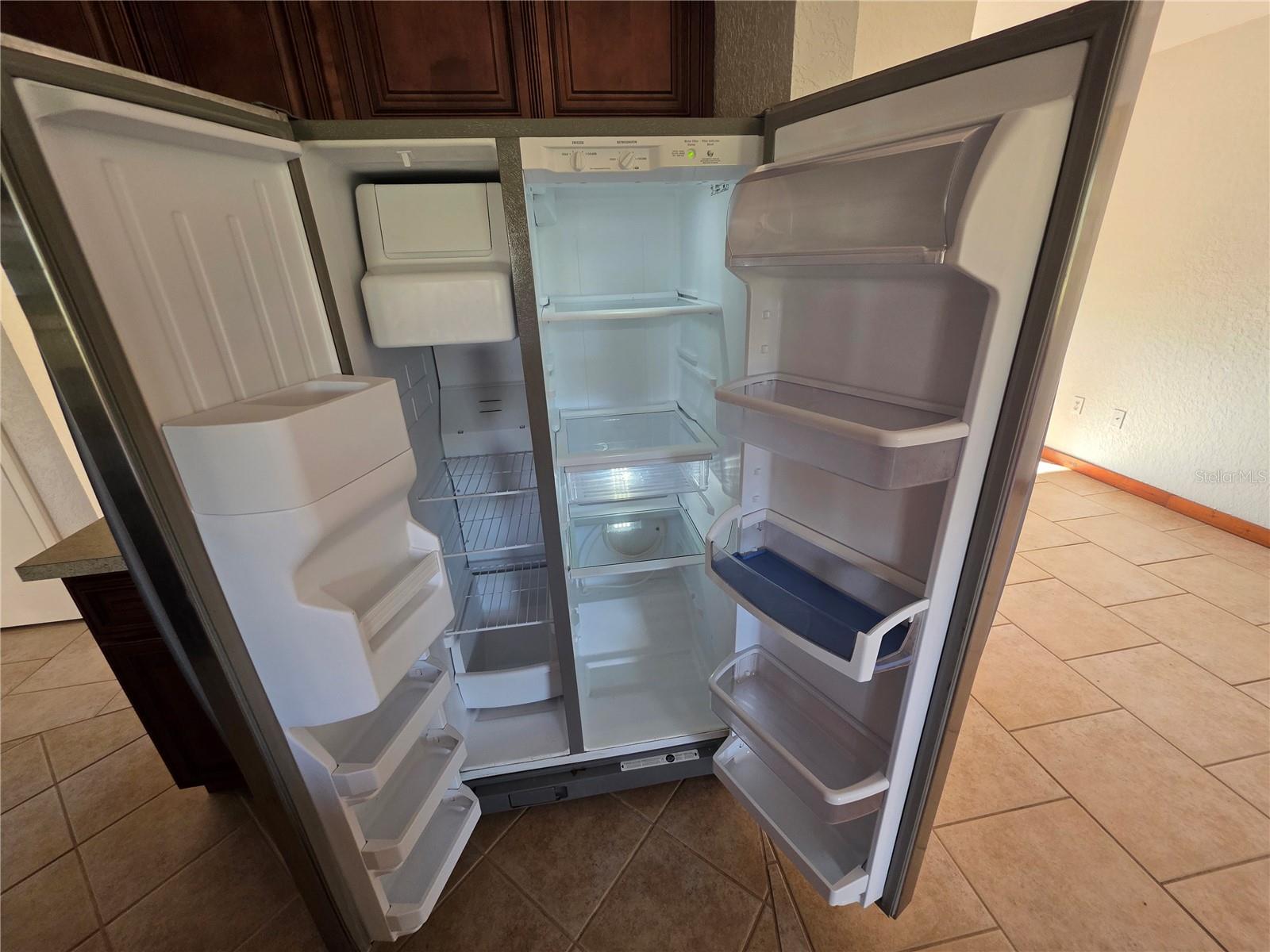 Open refrigerator