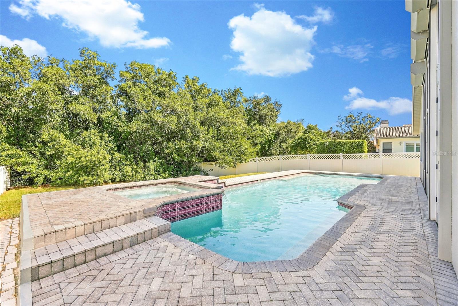 Gorgeous pool and spa, recently resurfaced and calling for fun in the sun.