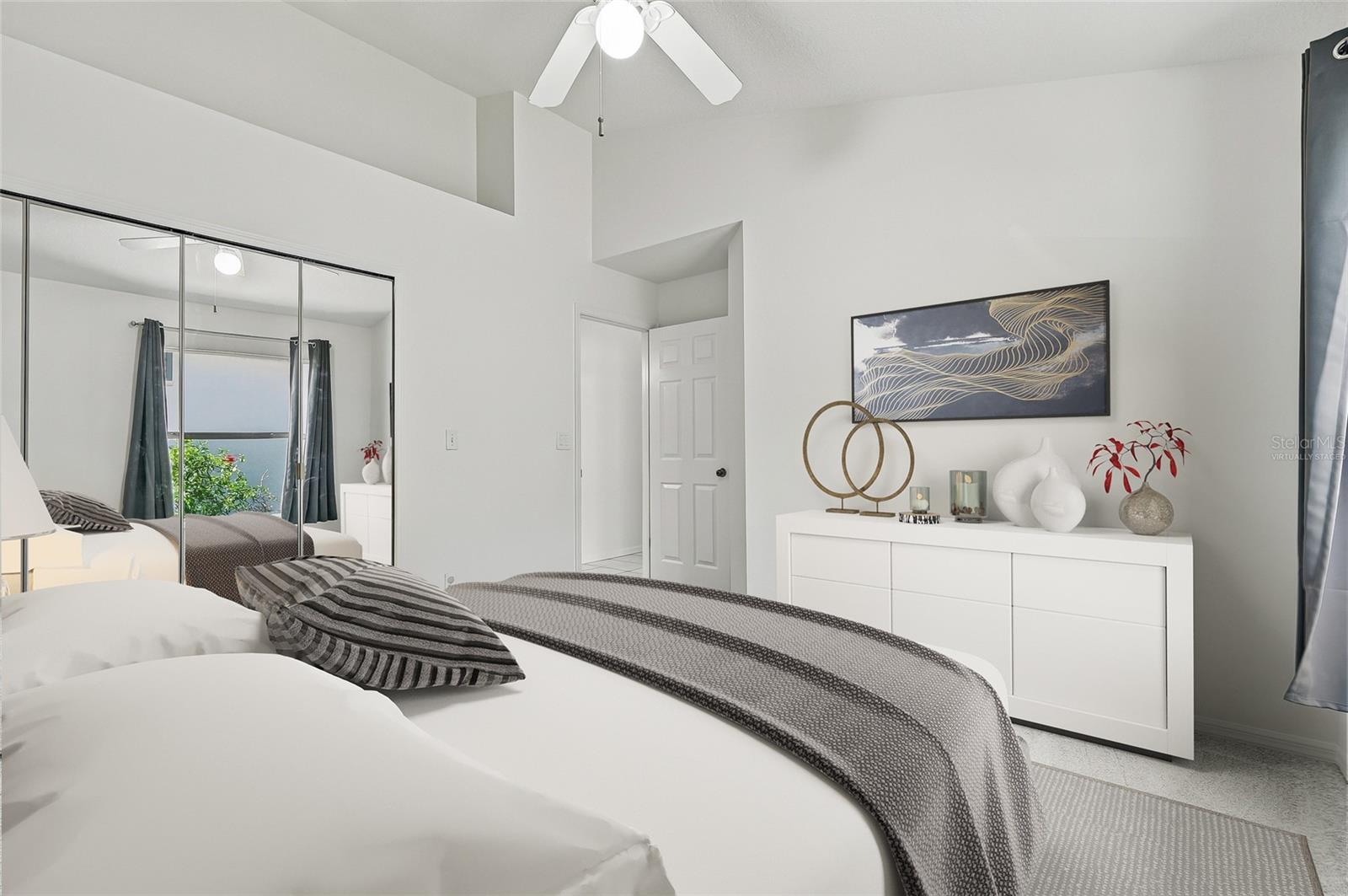 Bedroom 3. Virtually staged.