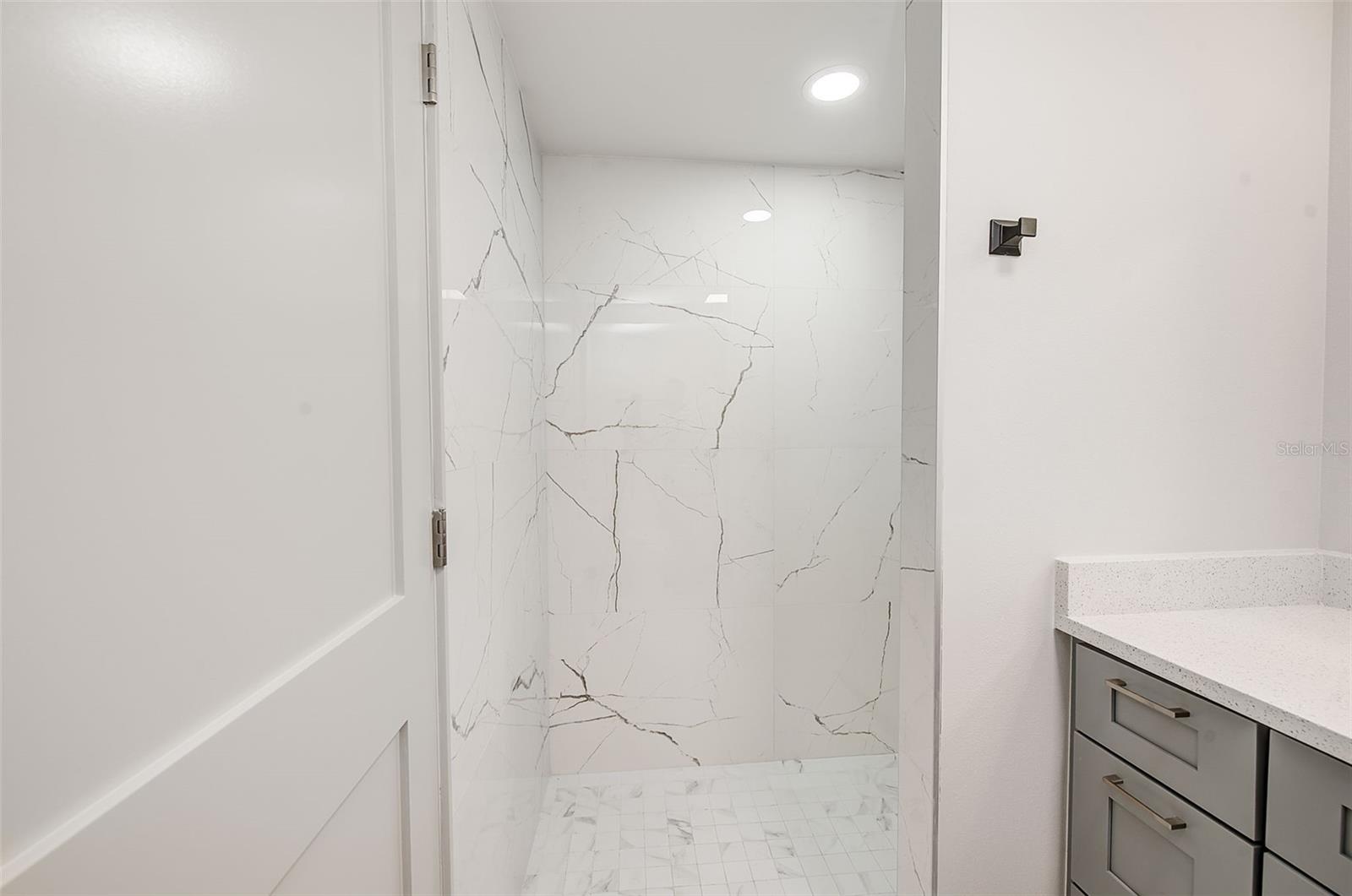Downstairs primary bathroom