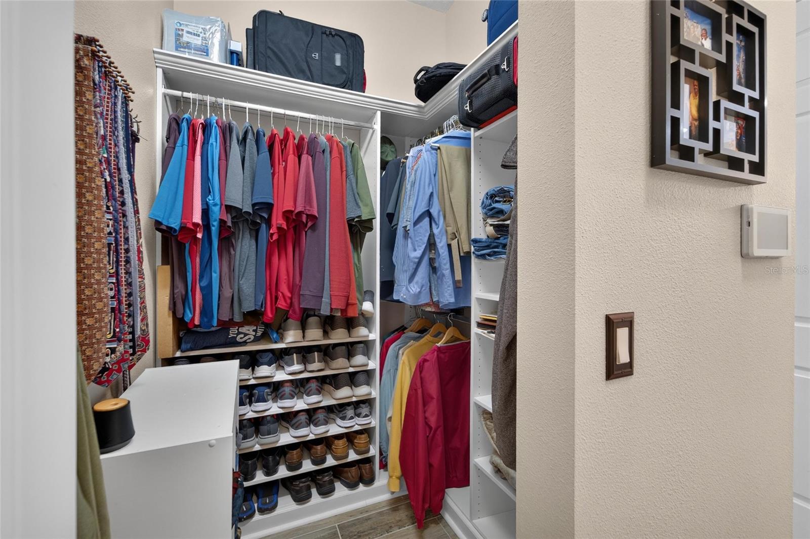 Dual Primary Walk In Closet