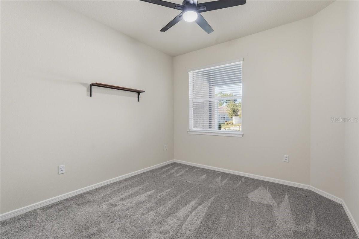 Bedroom 3 with View to Front Yard