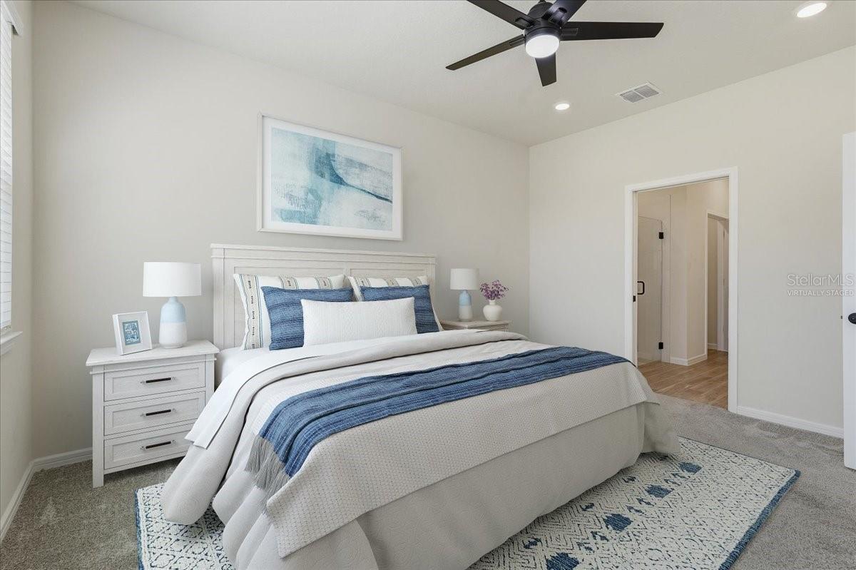Primary Bedroom - Virtually Staged Primary Bedroom - Virtually Staged