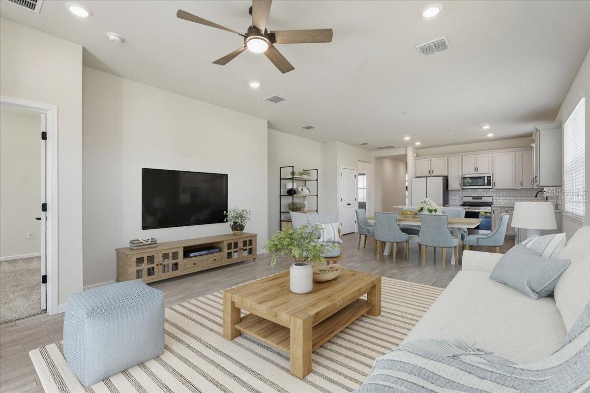 Gathering Room, Cafe - Virtually Staged Gathering Room, Cafe - Virtually Staged