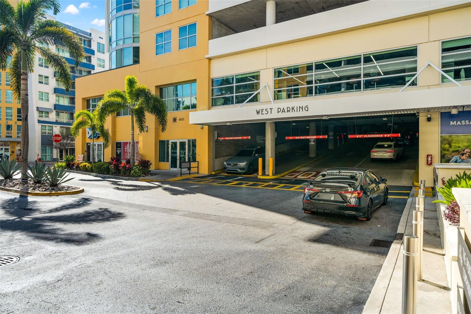 attached parking deck
