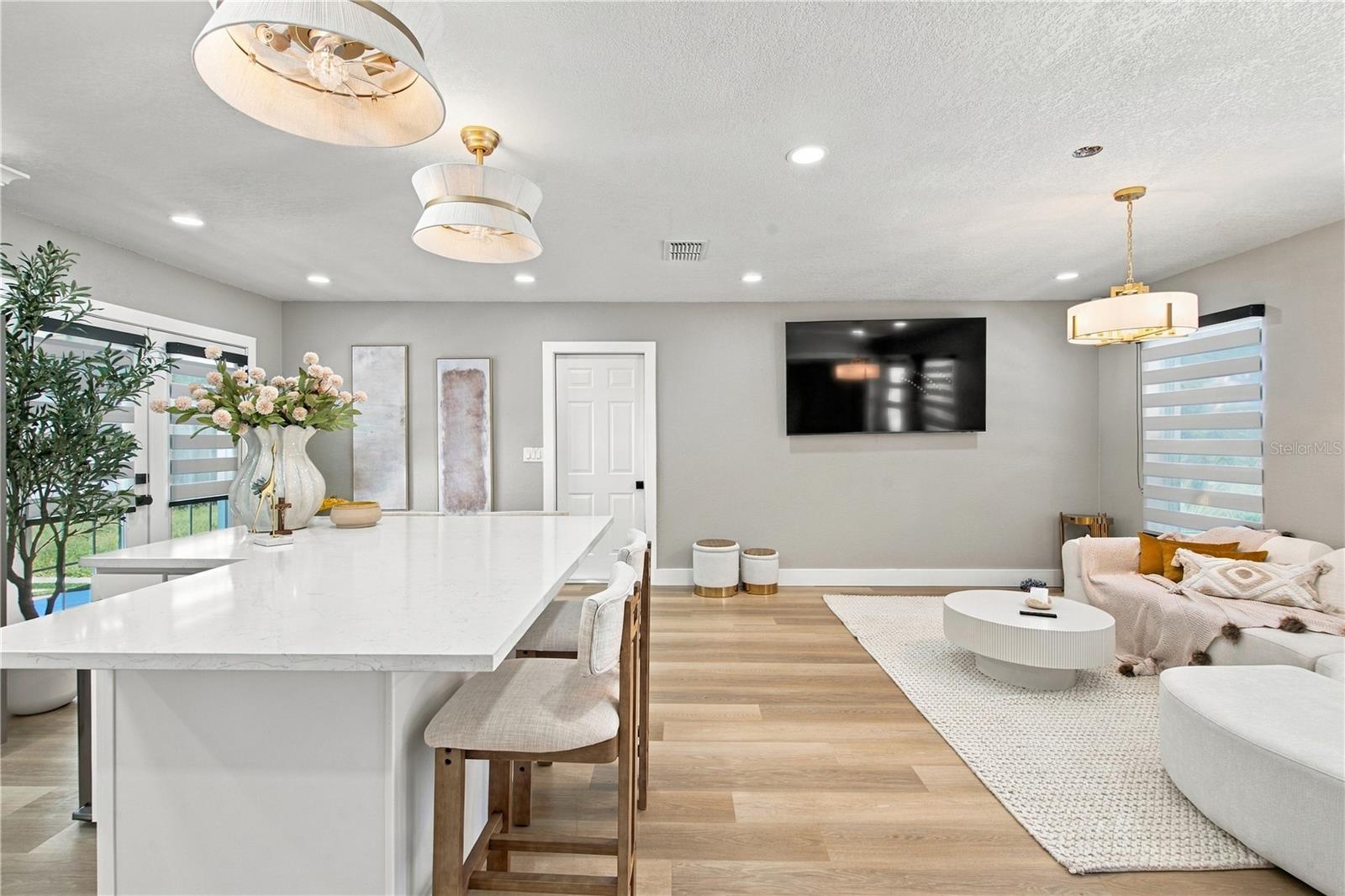 LIVING ROOM & KITCHEN