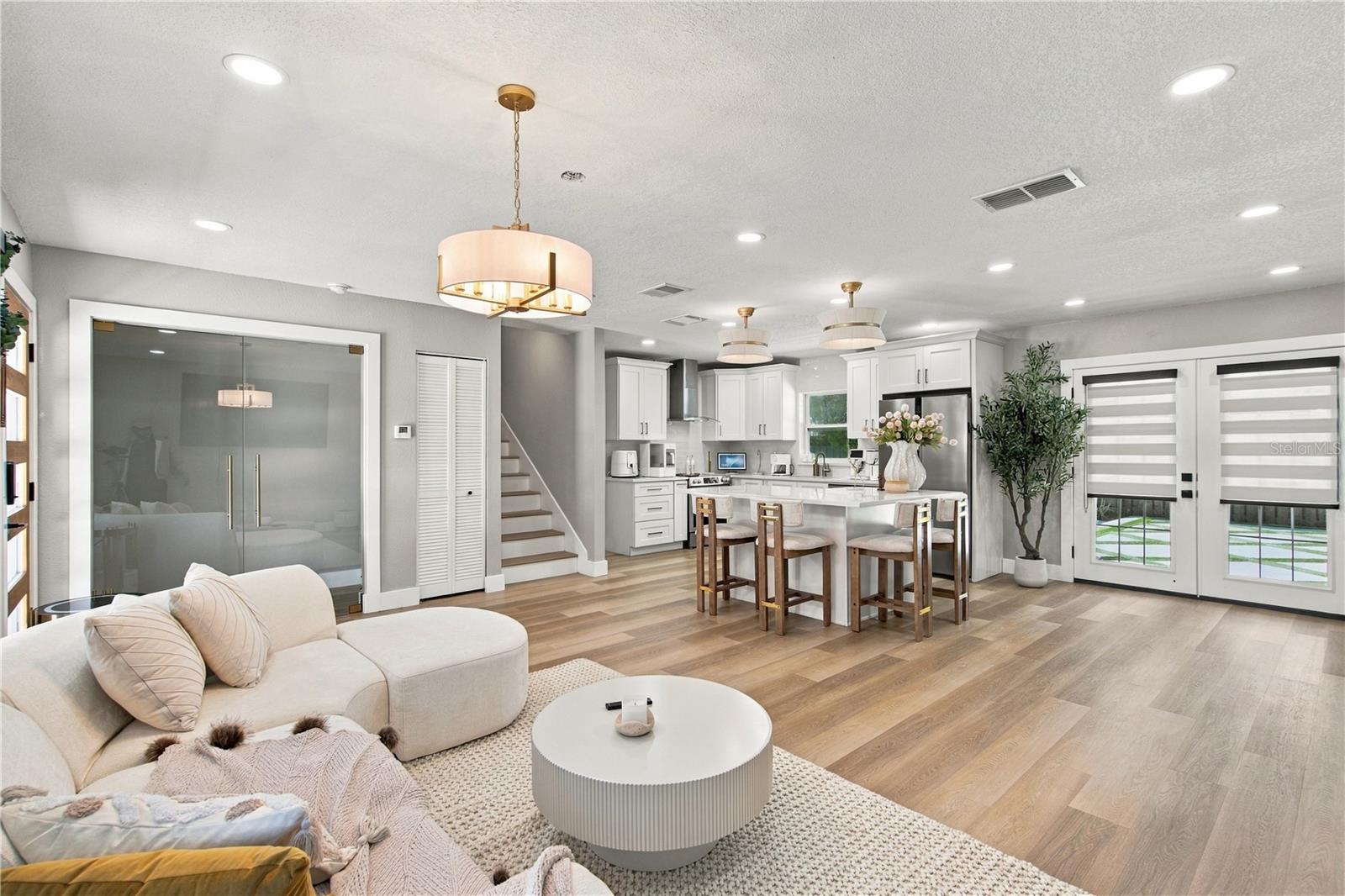 LIVING ROOM & KITCHEN