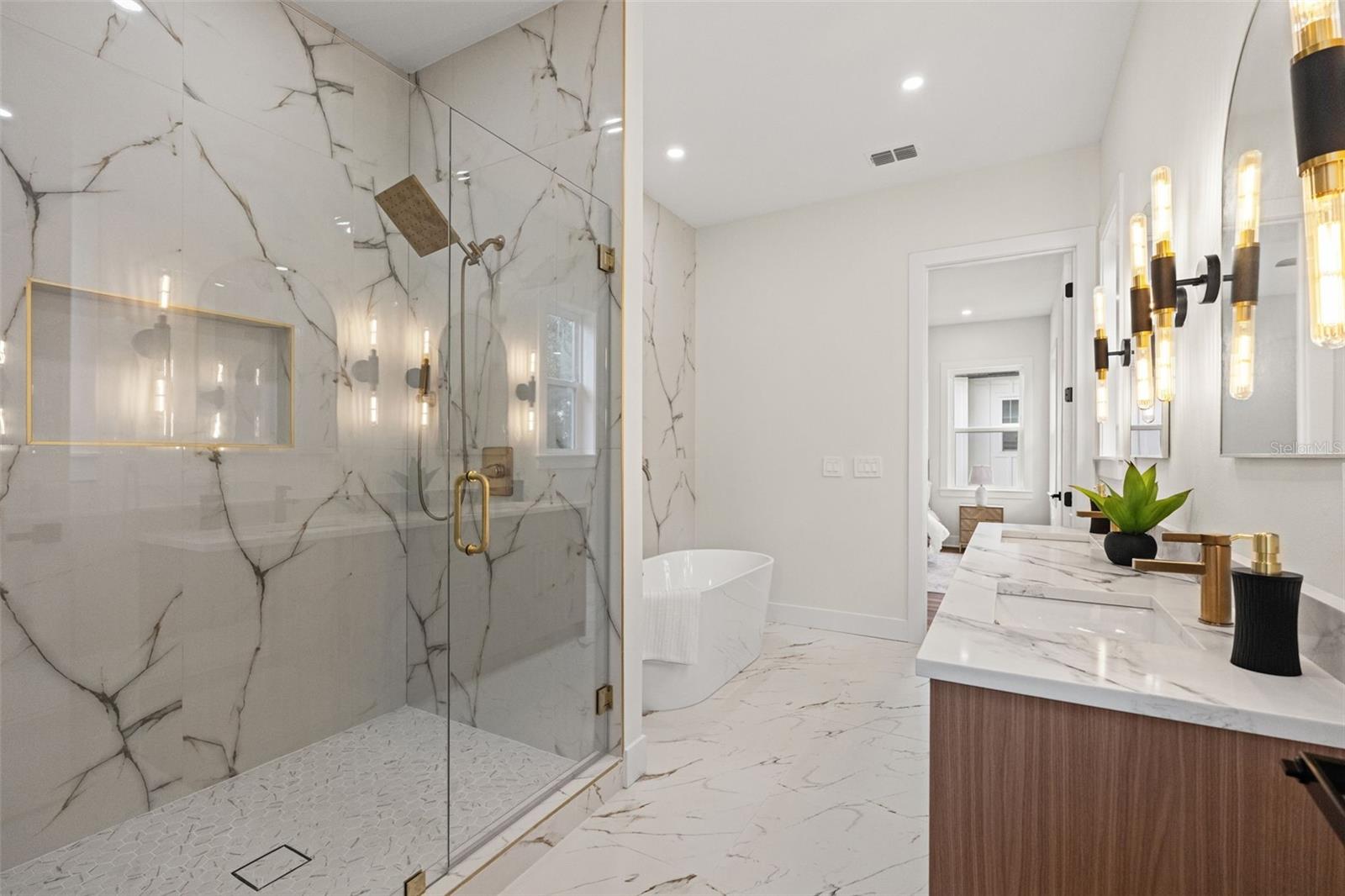 walk in shower