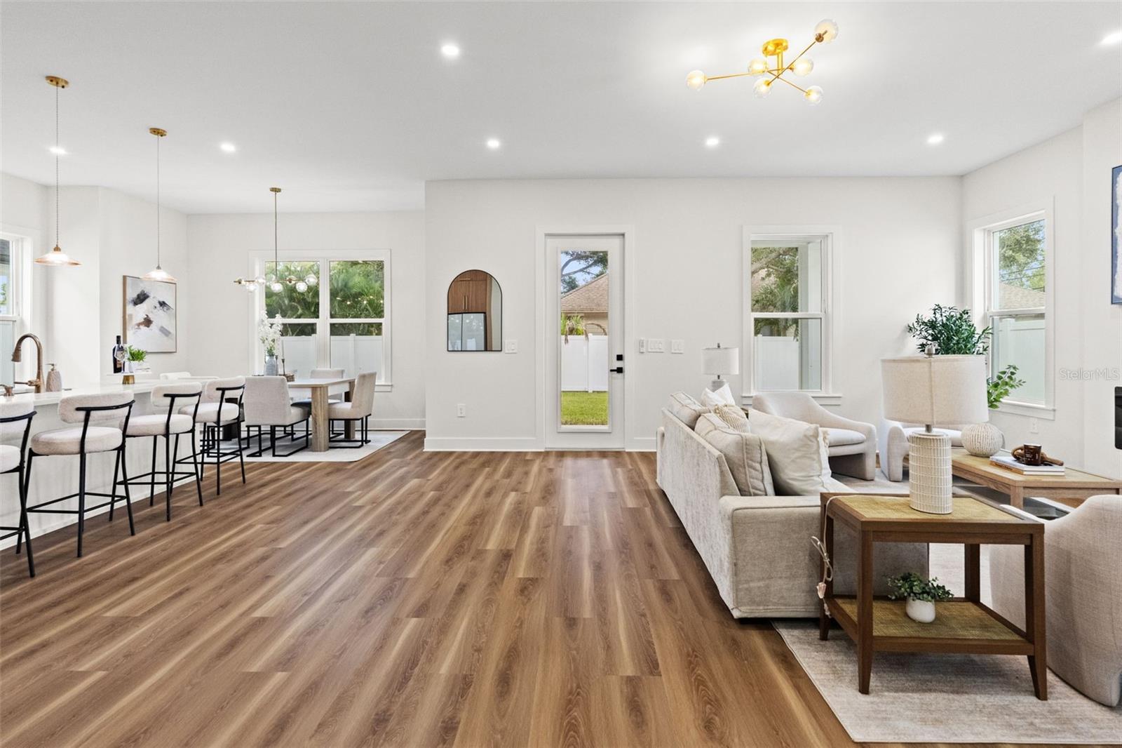 Large open floor plan Large open floor plan