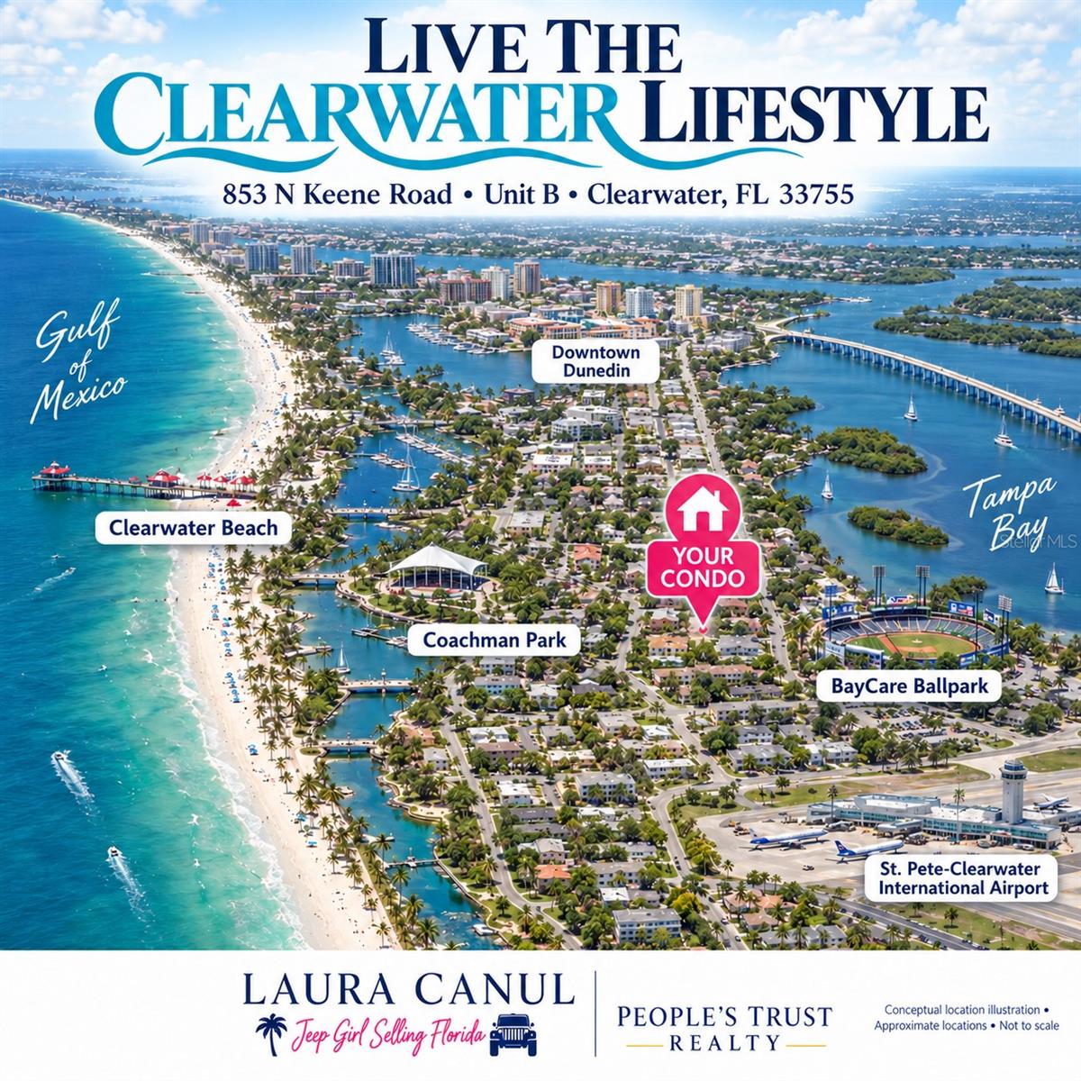 853 N KEENE ROAD, #B, Clearwater, FL 33755