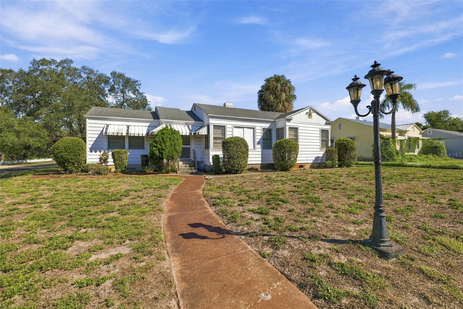 Front Exterior. House faces South Front Exterior. House faces South