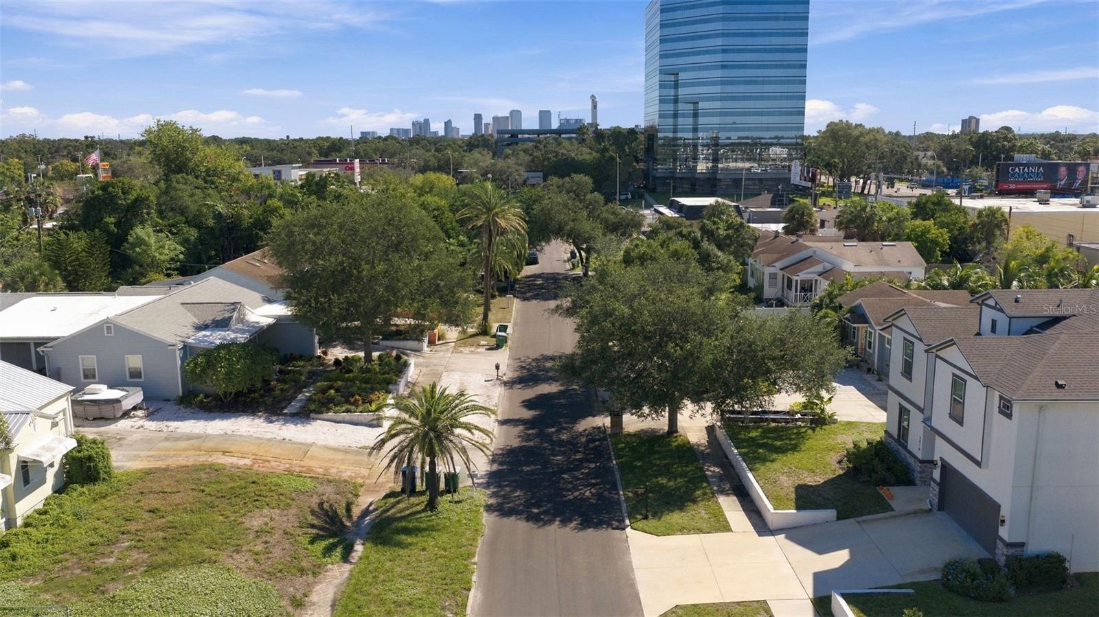 East view: North A to Dale Mabry and downtown.