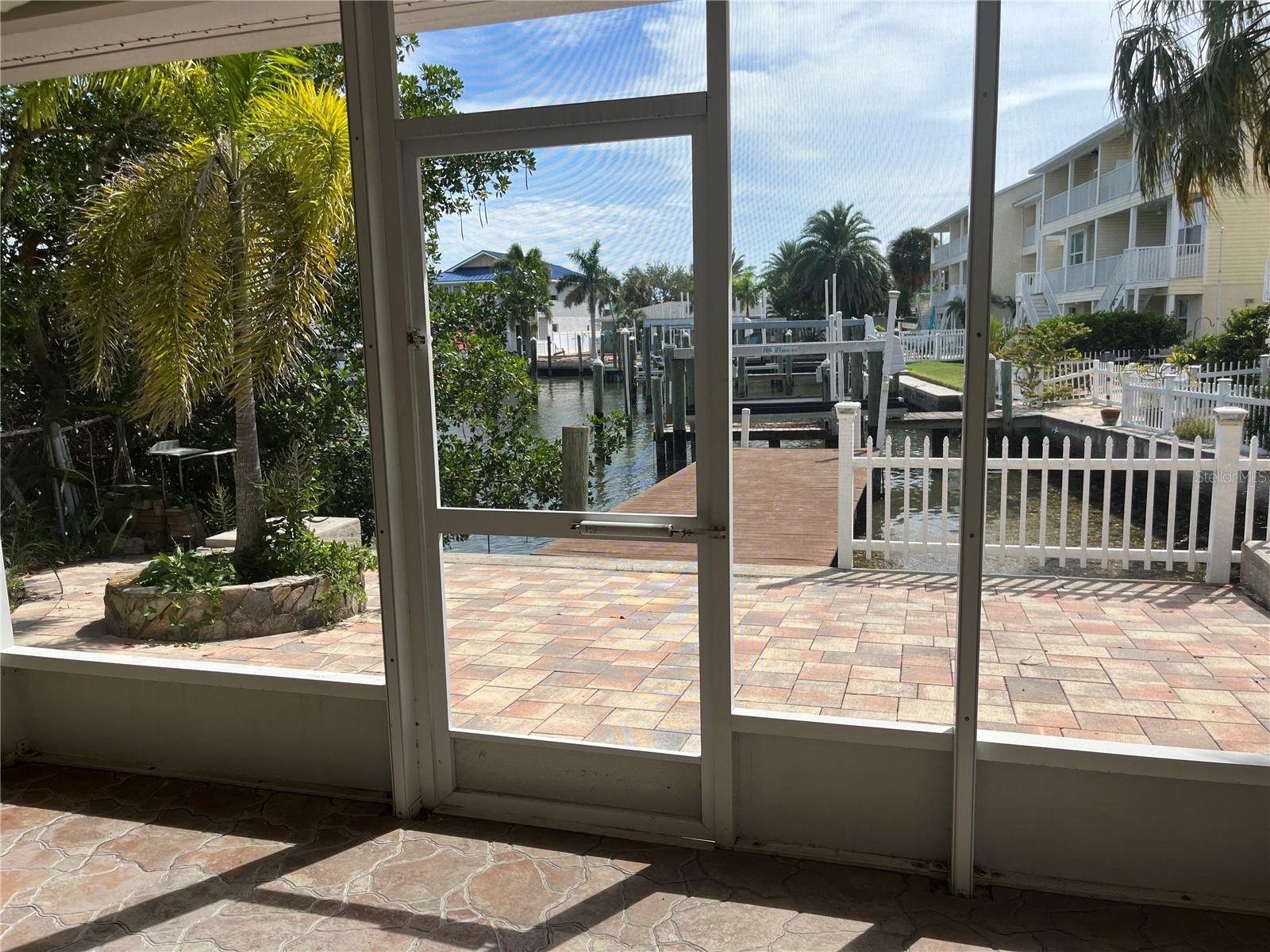 Access to the dock