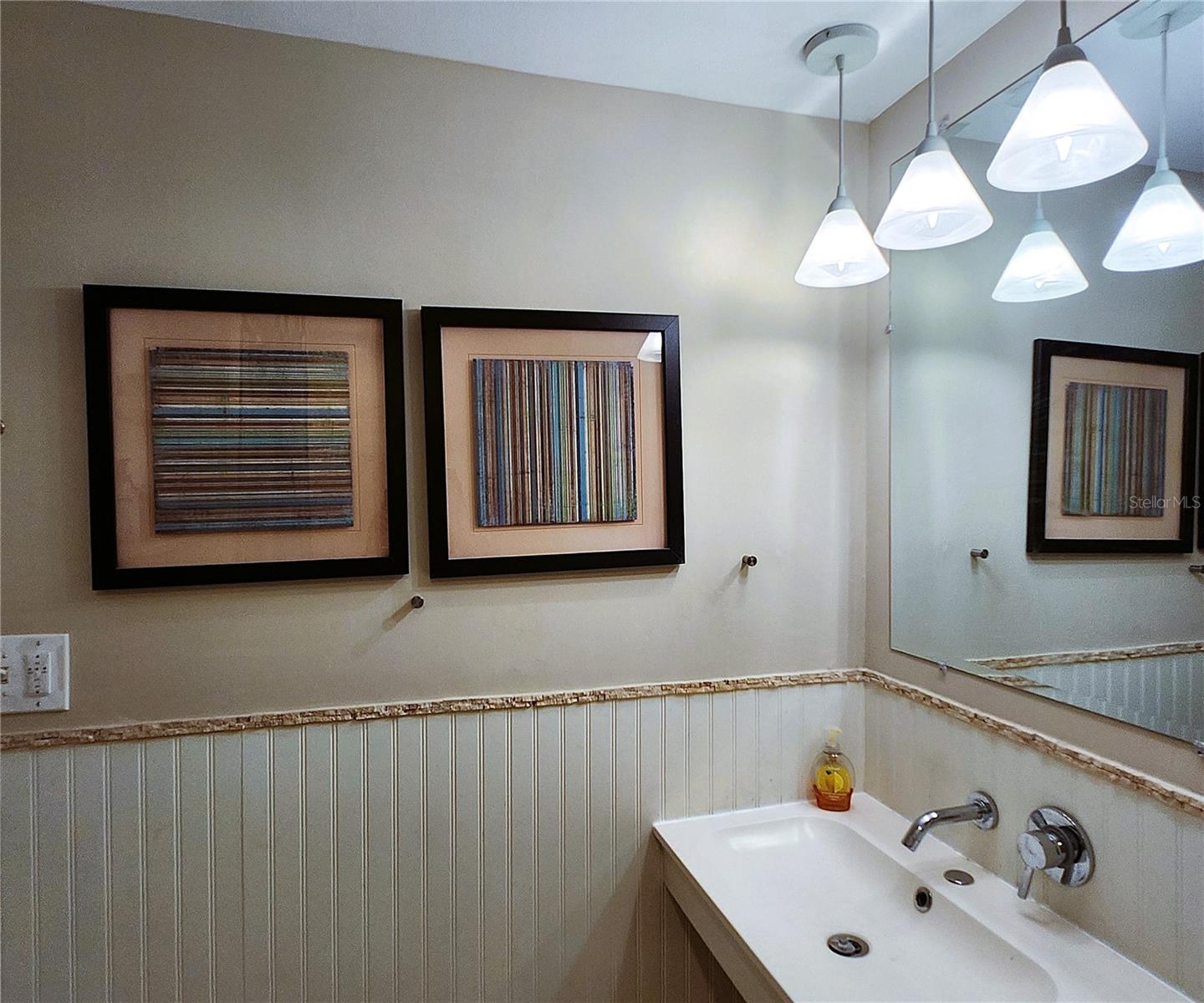 Guest Bathroom includes walk in shower
